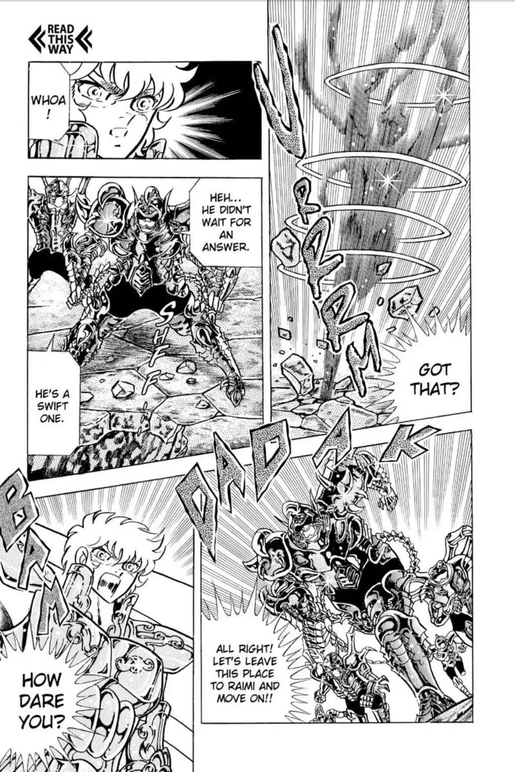 Saint Seiya Chapter 77 page 18 - Chapter 77: The Snarling Golden Lion