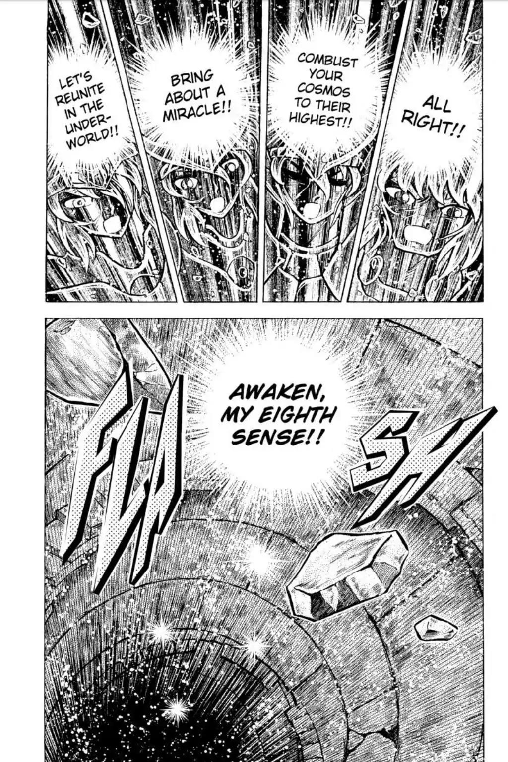 Saint Seiya Chapter 85 page 33 - Chapter 85: Awaken! The Eighth Sense