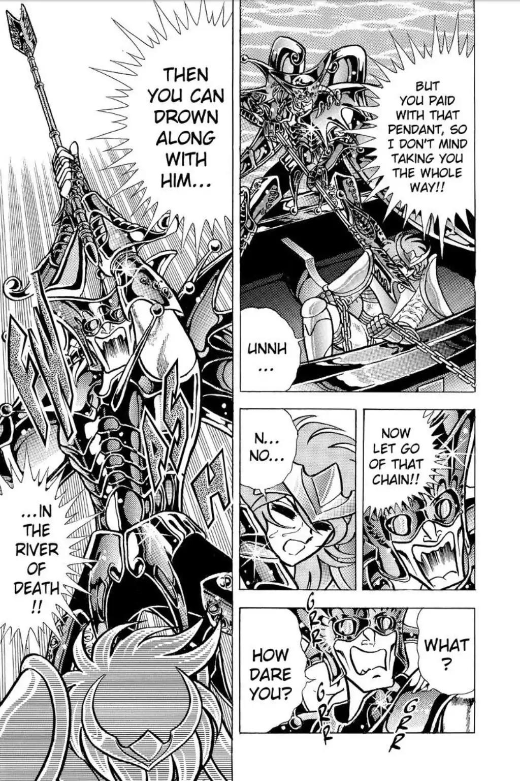 Saint Seiya Chapter 86 page 37 - Chapter 86: Ford It! The River Acheron