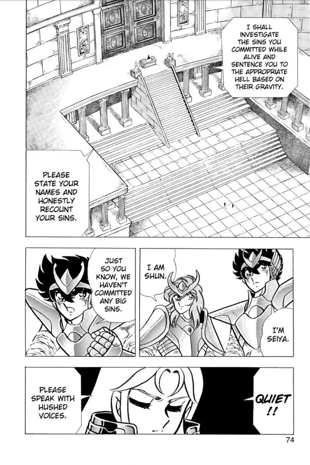 Saint Seiya Chapter 87 page 12 - Chapter 87: The Hushed Court