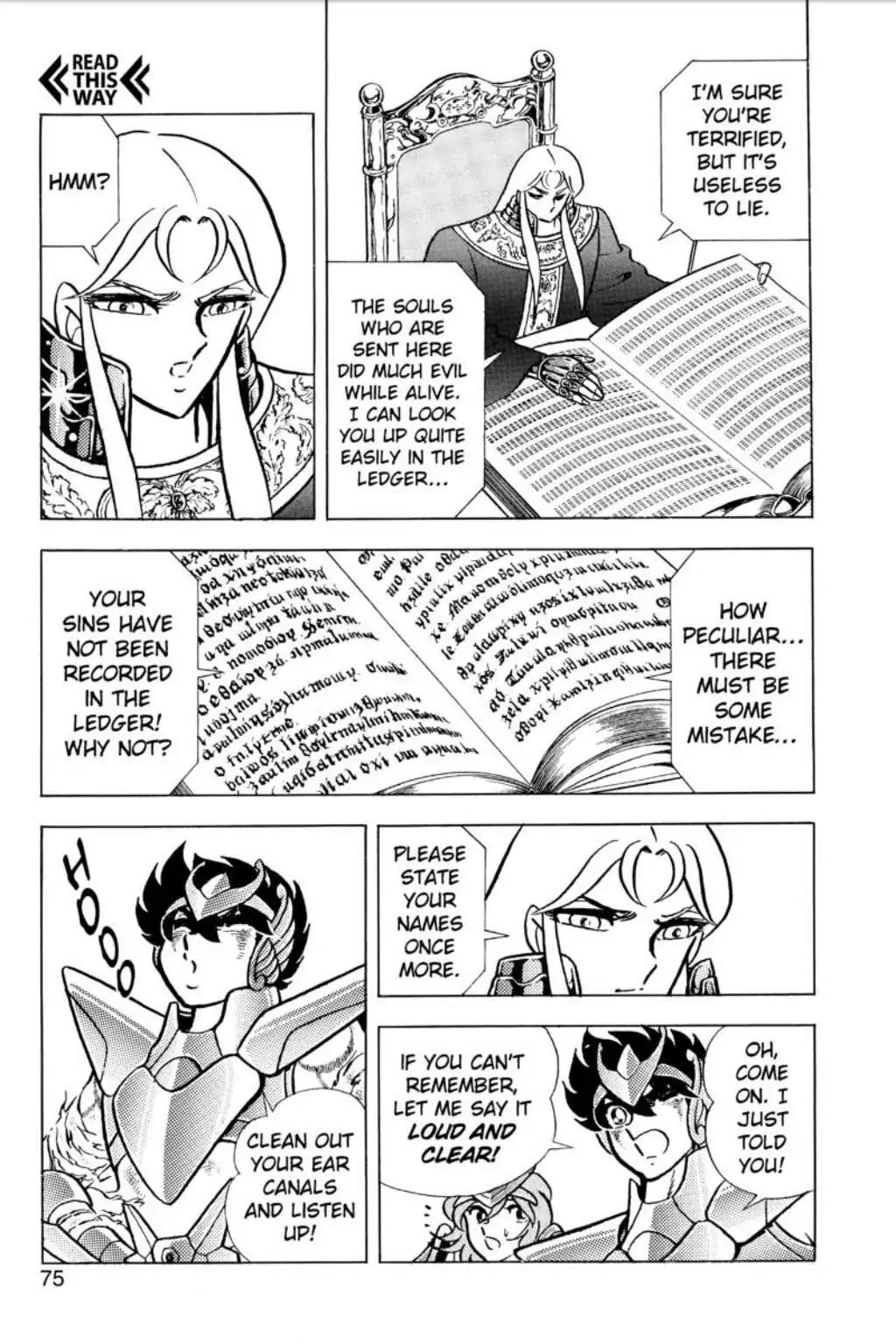 Saint Seiya Chapter 87 page 13 - Chapter 87: The Hushed Court