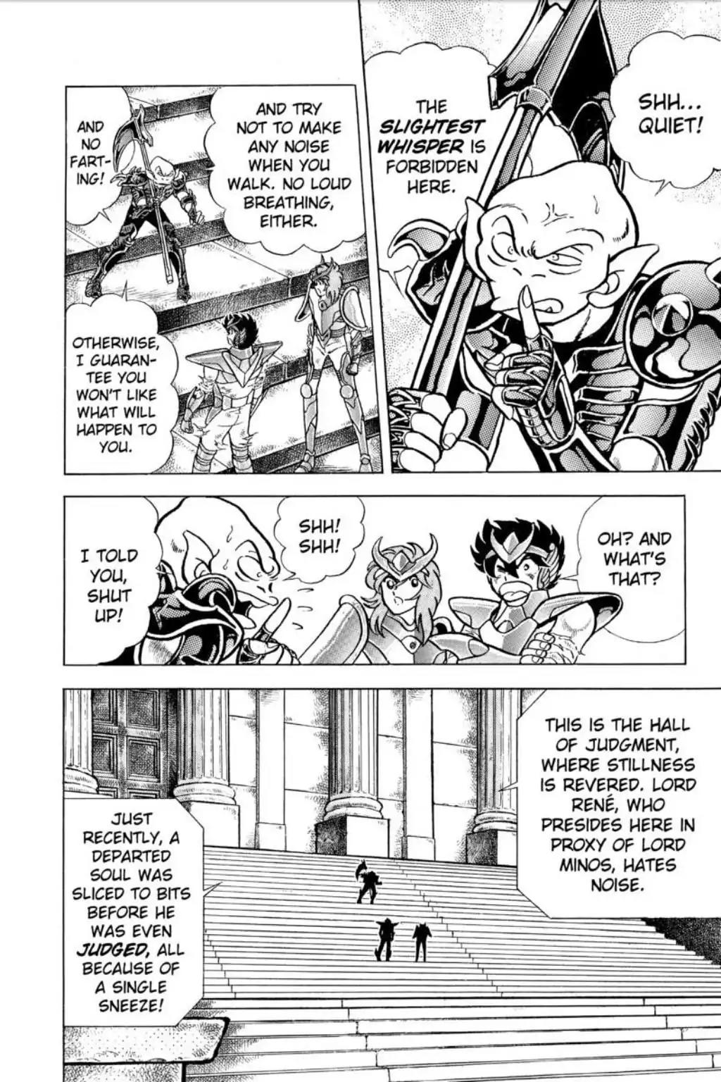 Saint Seiya Chapter 87 page 4 - Chapter 87: The Hushed Court