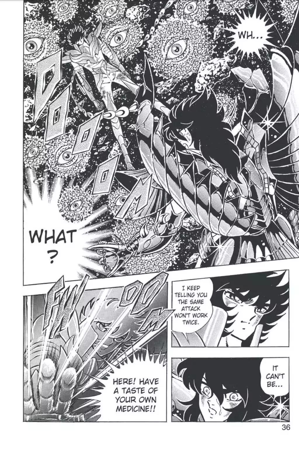 Saint Seiya Chapter 94 page 34 - Chapter 94: Collision! Garuda Vs. Phoenix
