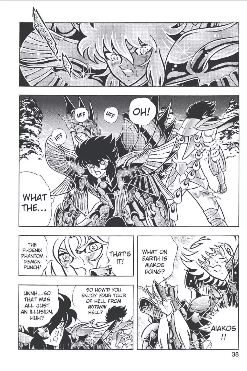 Saint Seiya Chapter 94 page 36 - Chapter 94: Collision! Garuda Vs. Phoenix