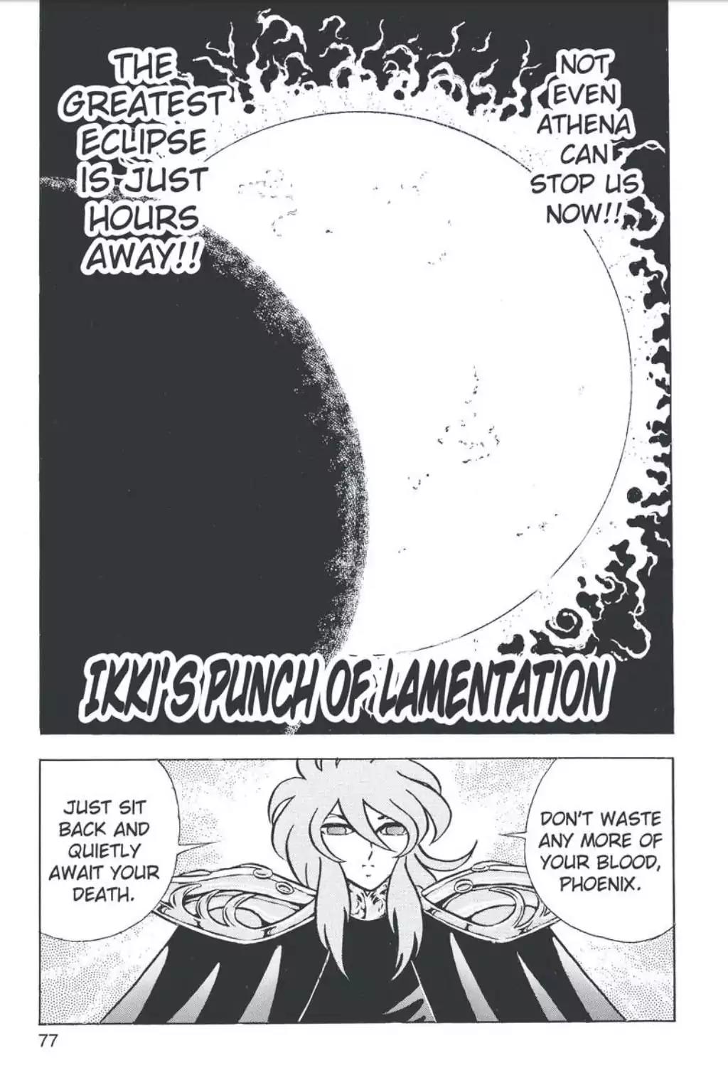 Saint Seiya Chapter 96 page 1 - Chapter 96: Ikkki's Punch Of Lamentation