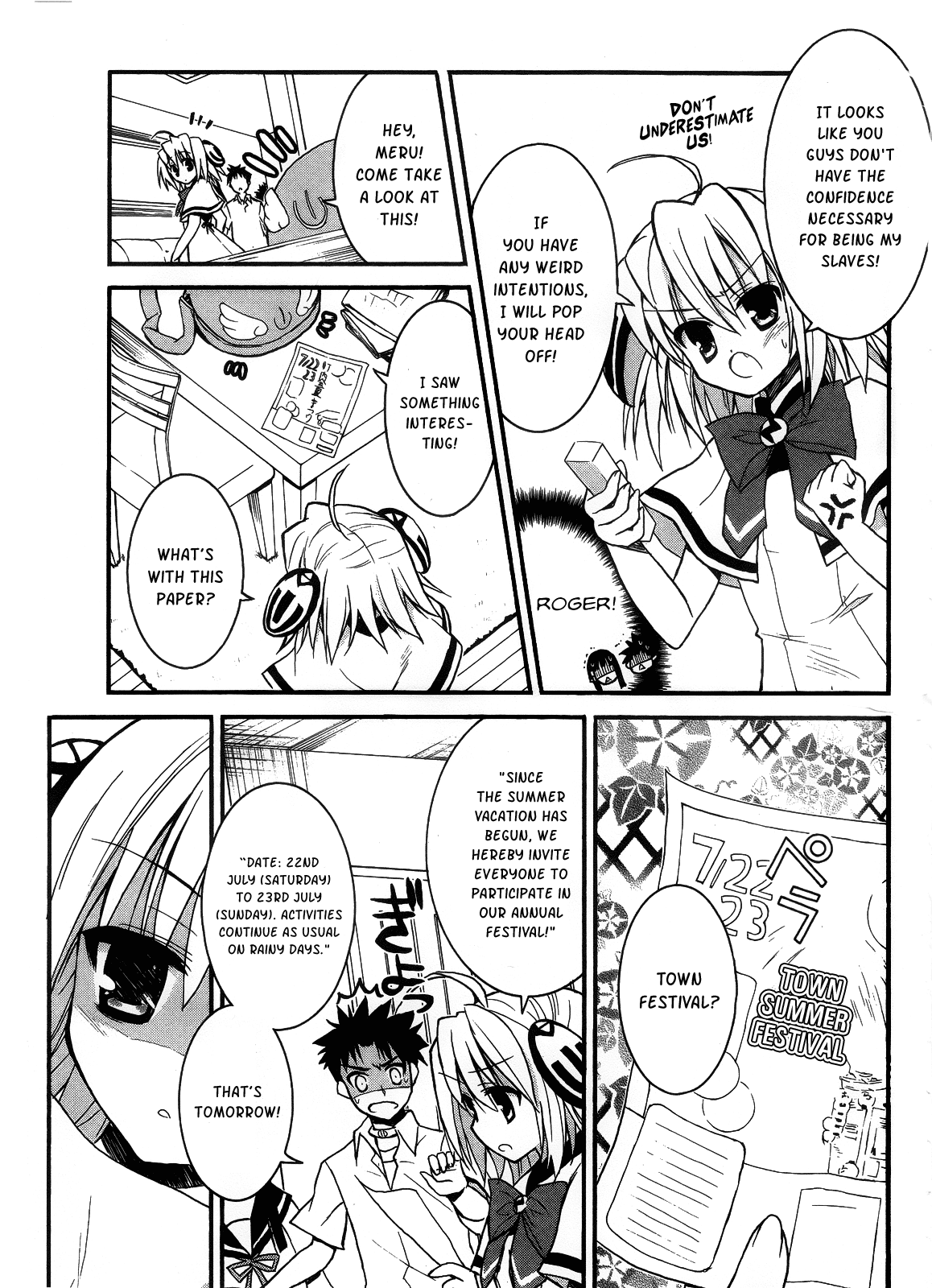 Saishu & Roido Meru!! Chapter 2 page 8 - Chapter 2: It's Chaos! The Capture Festival!