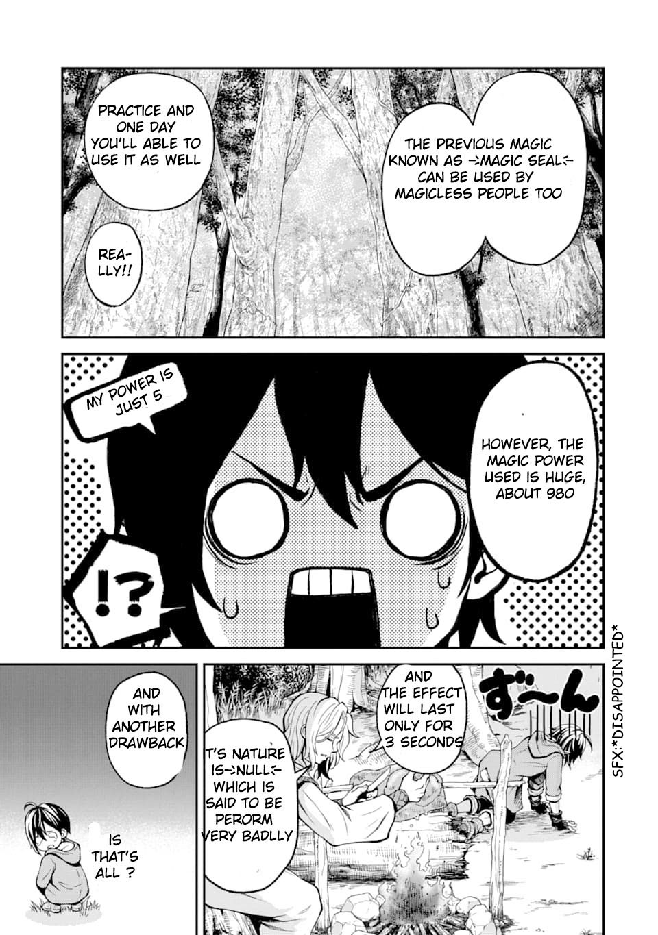 Saisoku Musou no B-kyuu Mahou Tsukai: Ippatsu Utareru Mae ni Senpatsu Uchikaesu! Chapter 1 page 14 - Chapter 1