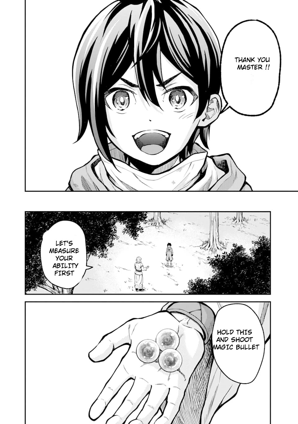 Saisoku Musou no B-kyuu Mahou Tsukai: Ippatsu Utareru Mae ni Senpatsu Uchikaesu! Chapter 1 page 25 - Chapter 1