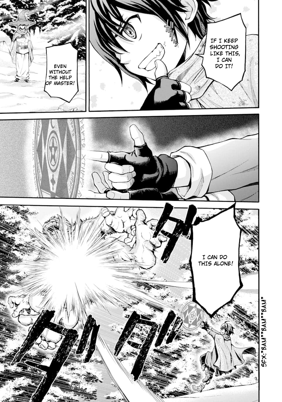 Saisoku Musou no B-kyuu Mahou Tsukai: Ippatsu Utareru Mae ni Senpatsu Uchikaesu! Chapter 1 page 38 - Chapter 1