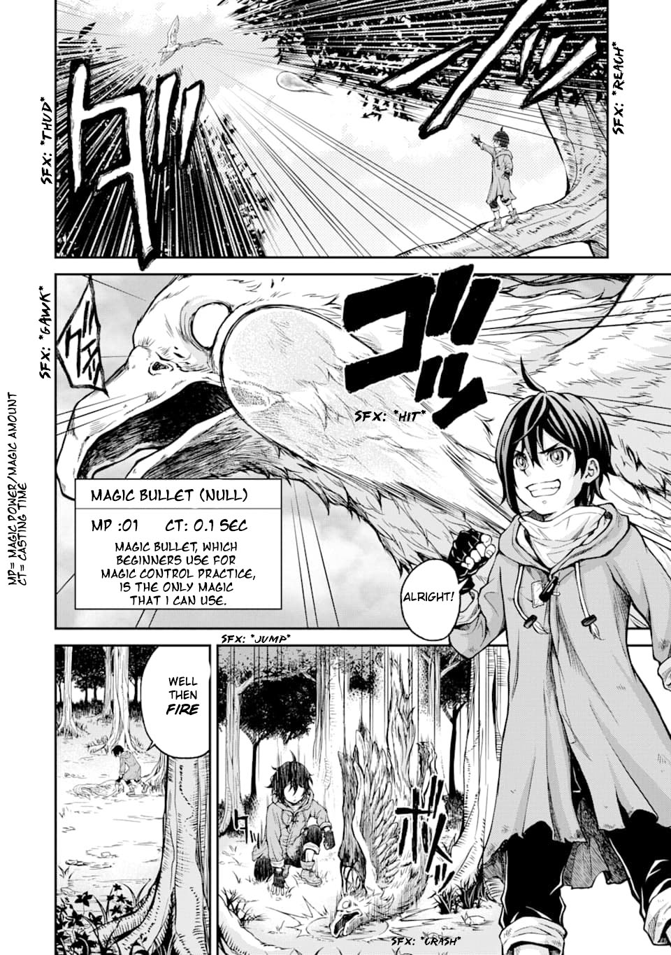 Saisoku Musou no B-kyuu Mahou Tsukai: Ippatsu Utareru Mae ni Senpatsu Uchikaesu! Chapter 1 page 9 - Chapter 1