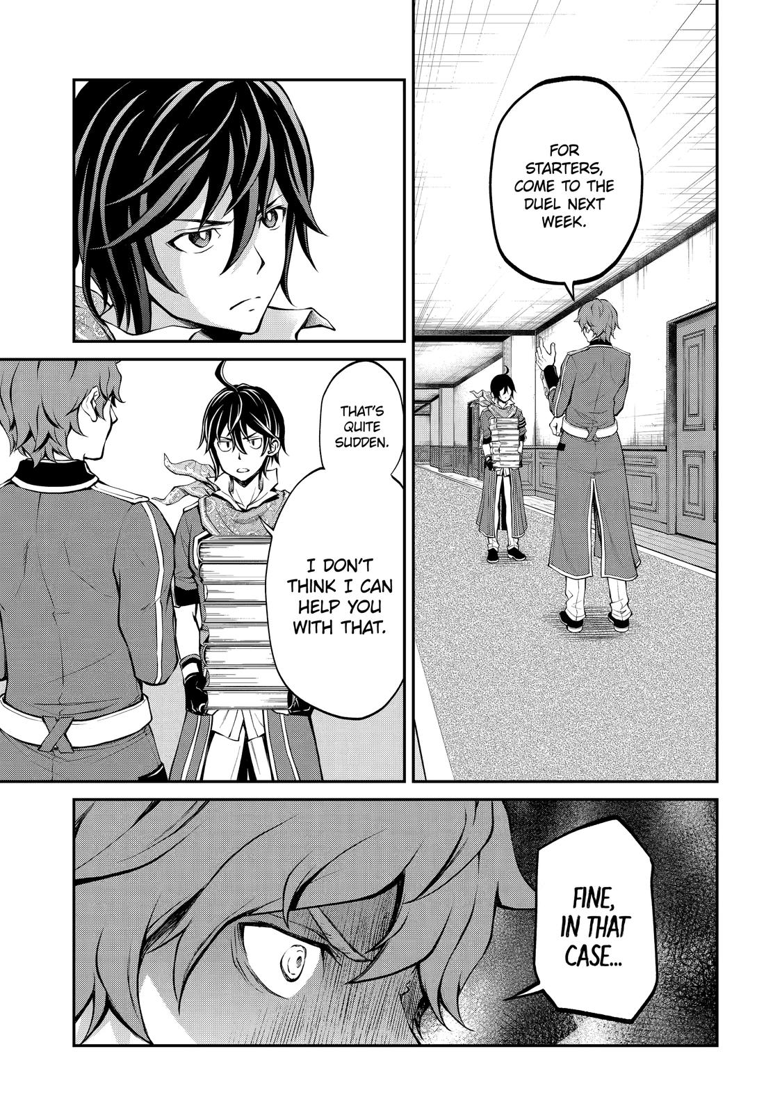 Saisoku Musou no B-kyuu Mahou Tsukai: Ippatsu Utareru Mae ni Senpatsu Uchikaesu! Chapter 10 page 25 - Chapter 10