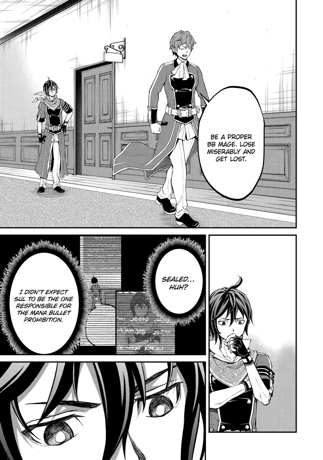 Saisoku Musou no B-kyuu Mahou Tsukai: Ippatsu Utareru Mae ni Senpatsu Uchikaesu! Chapter 10 page 29 - Chapter 10