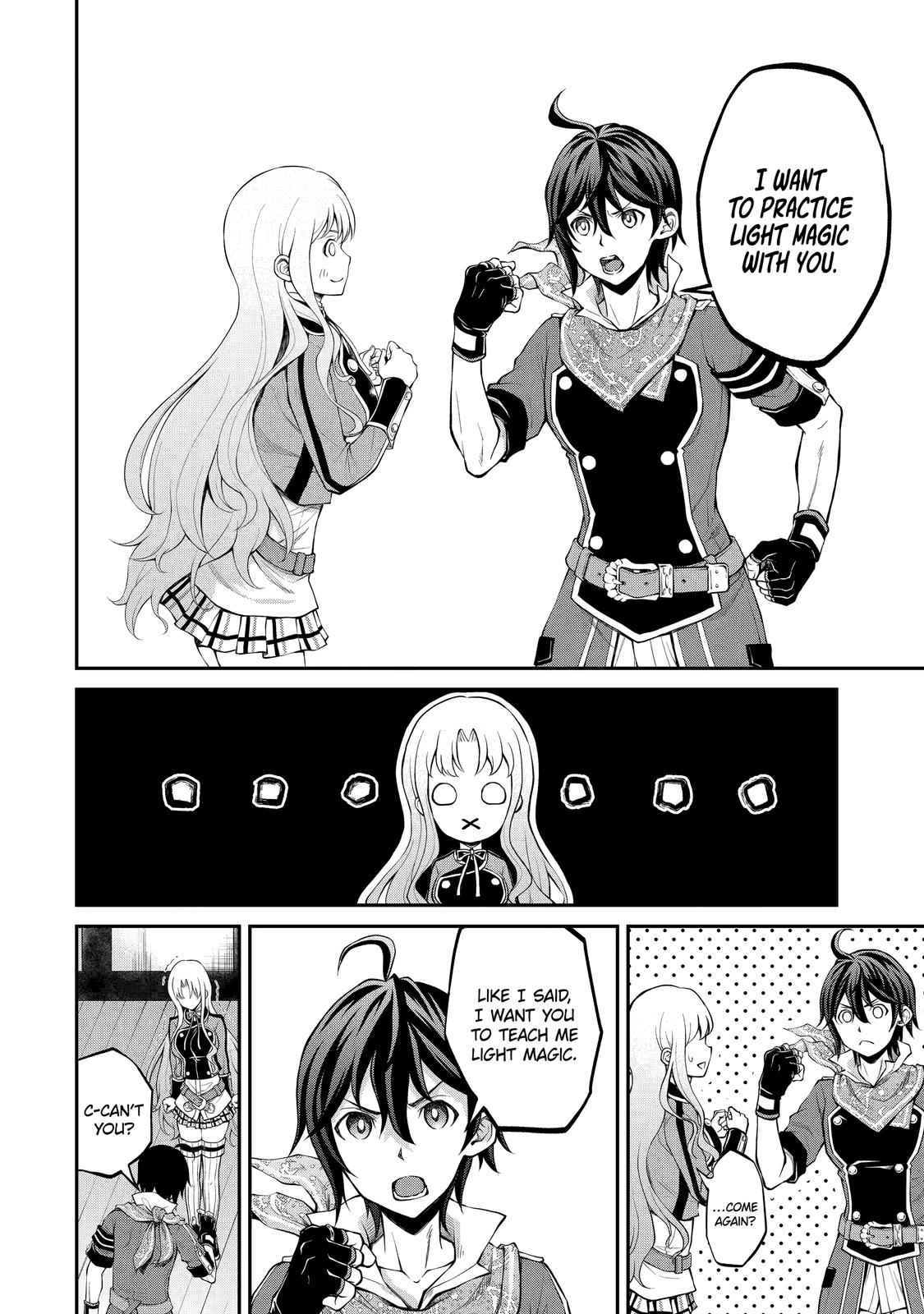 Saisoku Musou no B-kyuu Mahou Tsukai: Ippatsu Utareru Mae ni Senpatsu Uchikaesu! Chapter 10 page 38 - Chapter 10