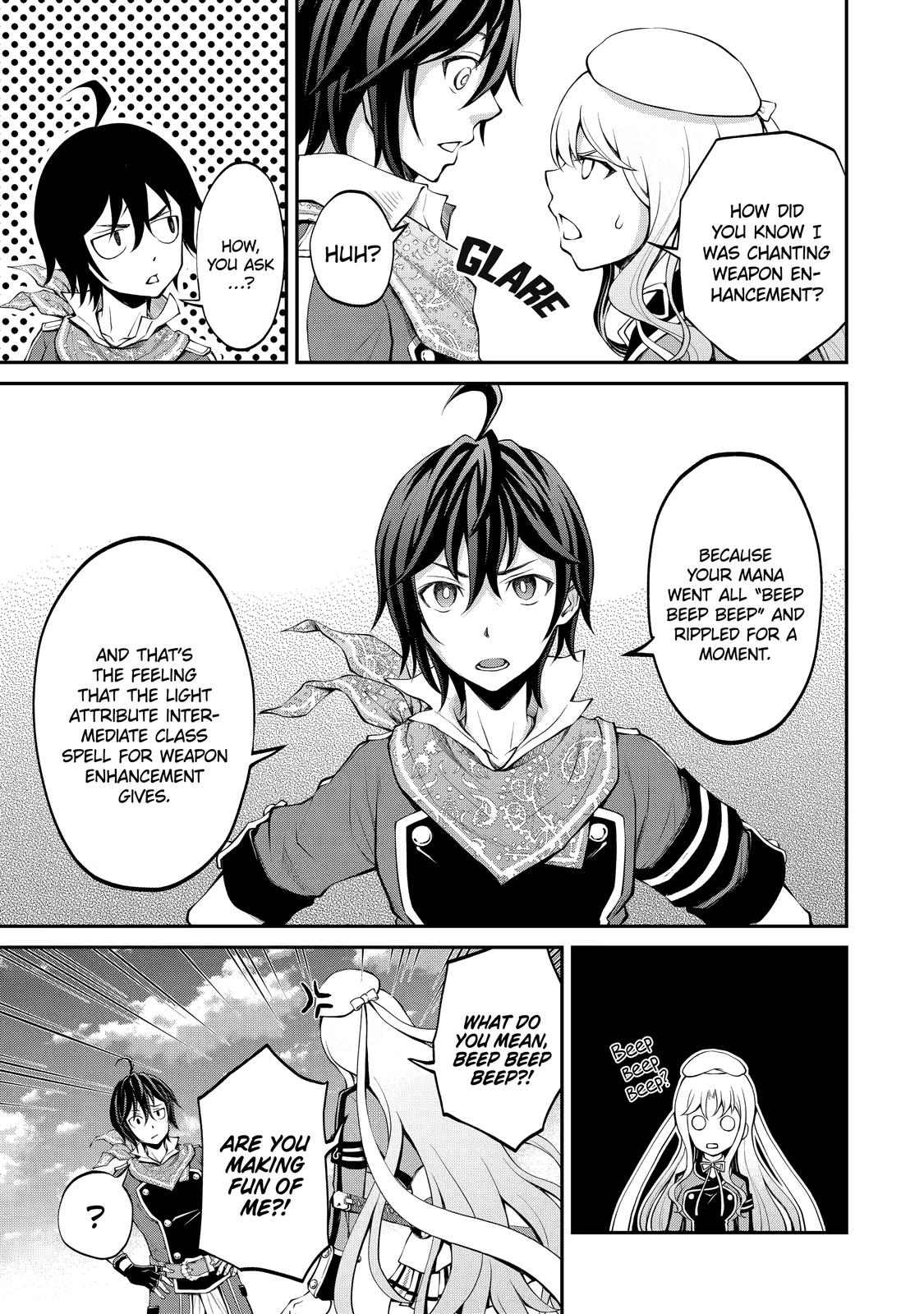 Saisoku Musou no B-kyuu Mahou Tsukai: Ippatsu Utareru Mae ni Senpatsu Uchikaesu! Chapter 11 page 11 - Chapter 11