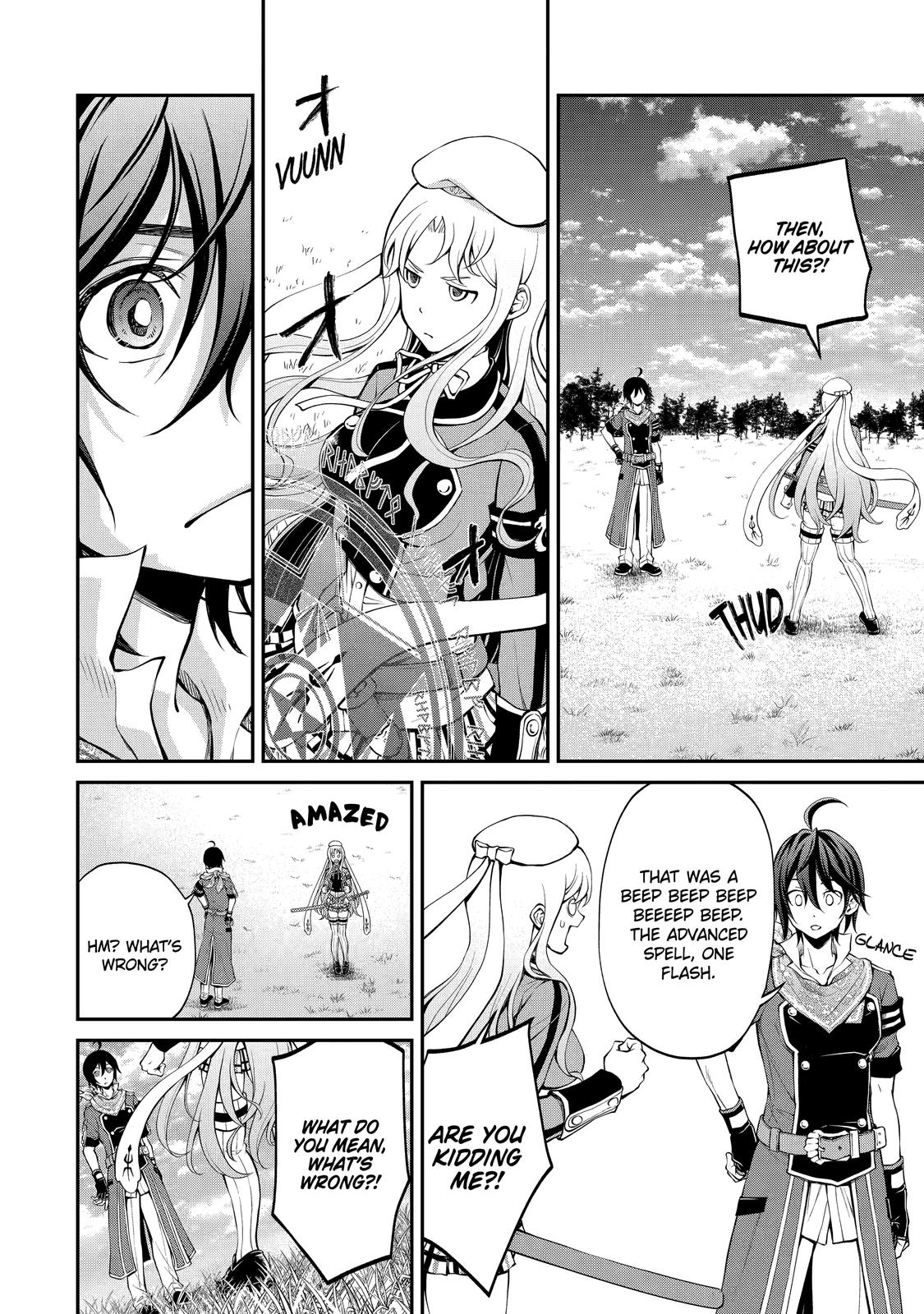 Saisoku Musou no B-kyuu Mahou Tsukai: Ippatsu Utareru Mae ni Senpatsu Uchikaesu! Chapter 11 page 12 - Chapter 11