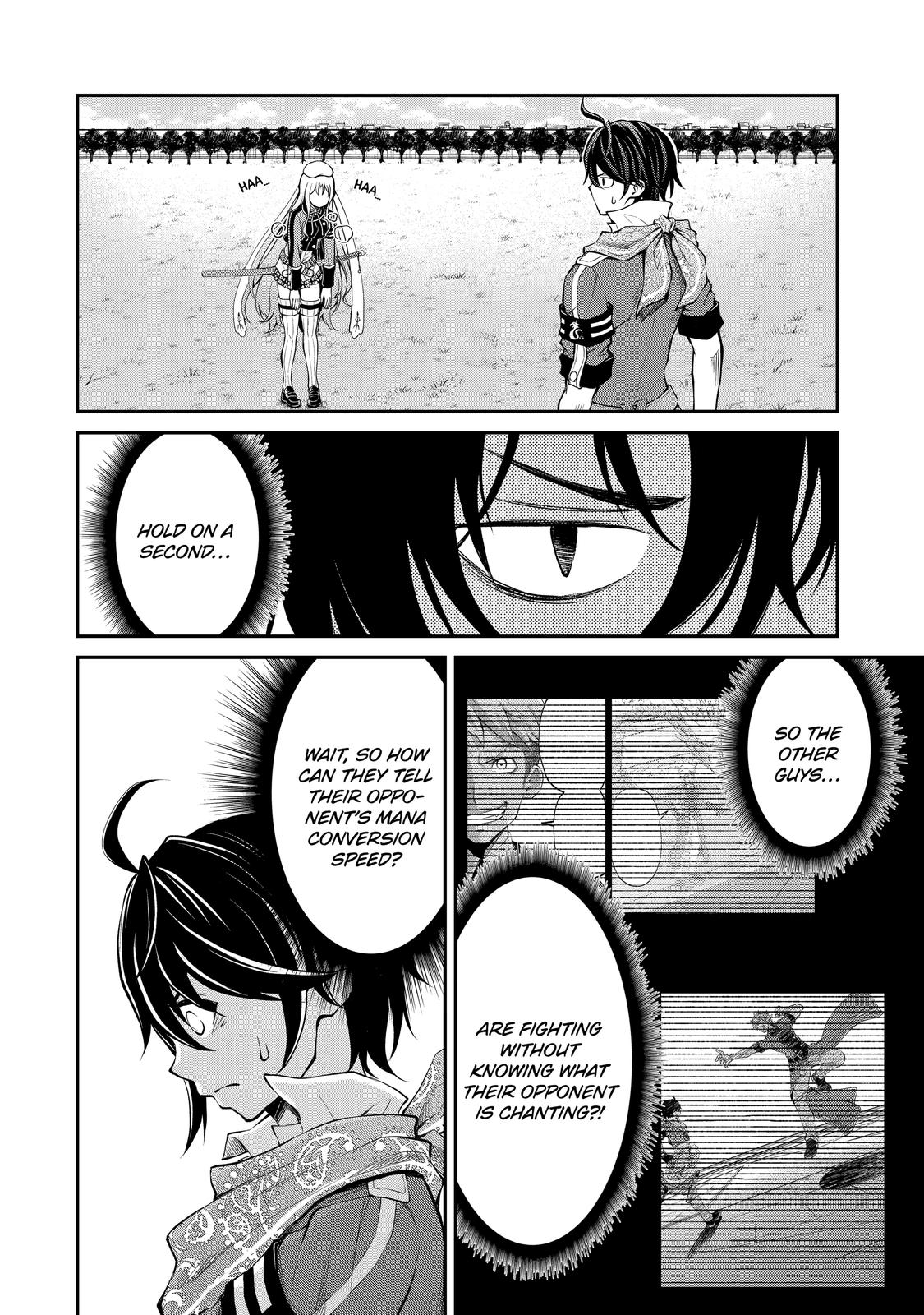 Saisoku Musou no B-kyuu Mahou Tsukai: Ippatsu Utareru Mae ni Senpatsu Uchikaesu! Chapter 11 page 16 - Chapter 11