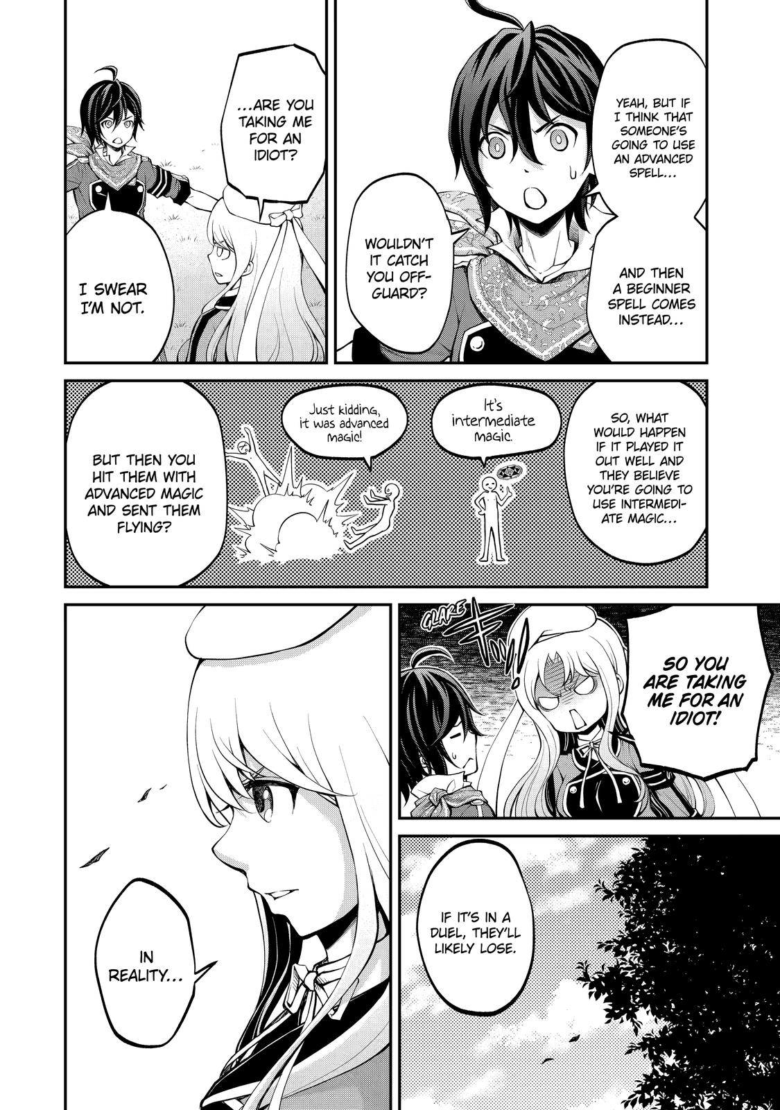 Saisoku Musou no B-kyuu Mahou Tsukai: Ippatsu Utareru Mae ni Senpatsu Uchikaesu! Chapter 11 page 18 - Chapter 11