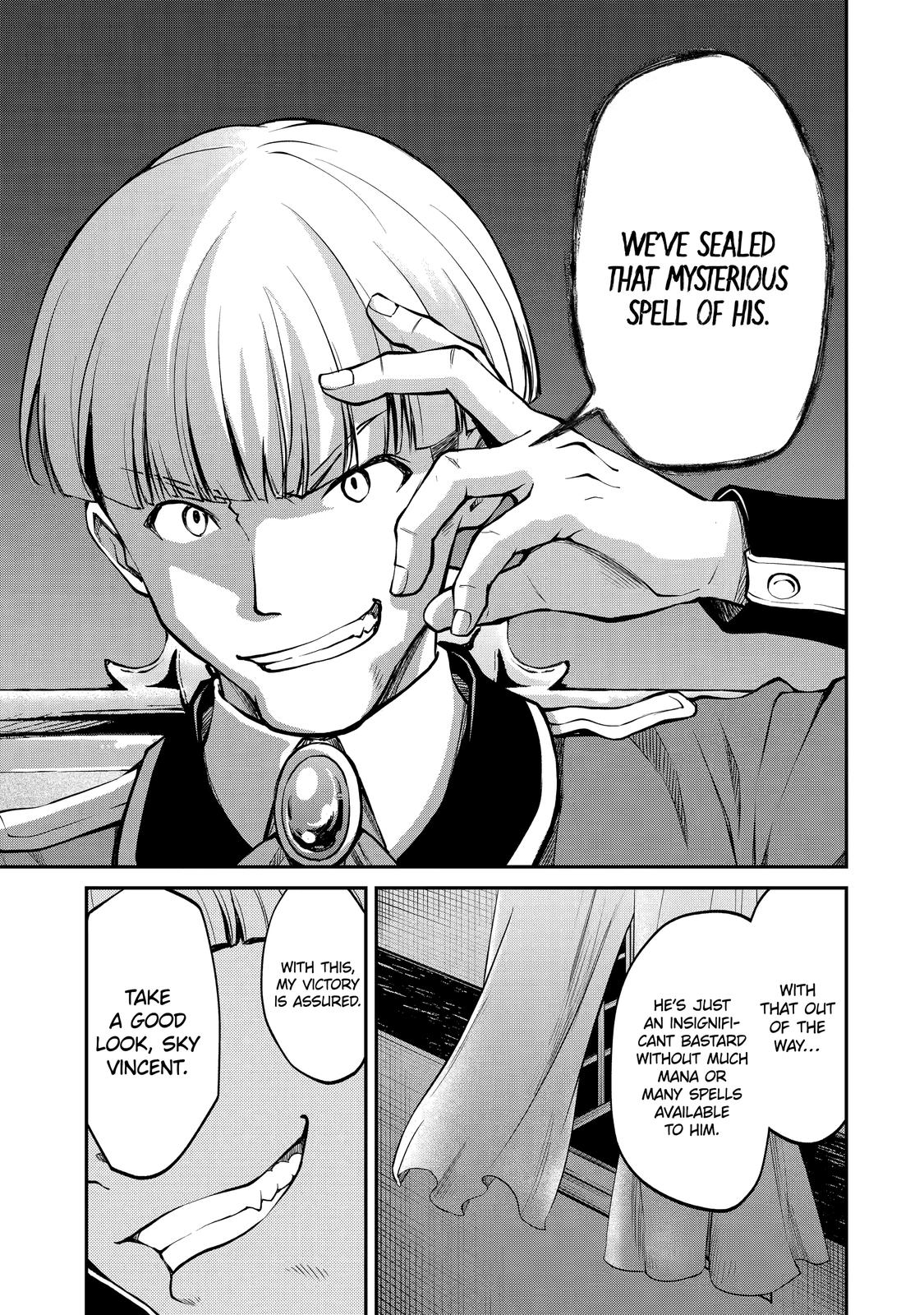 Saisoku Musou no B-kyuu Mahou Tsukai: Ippatsu Utareru Mae ni Senpatsu Uchikaesu! Chapter 11 page 23 - Chapter 11