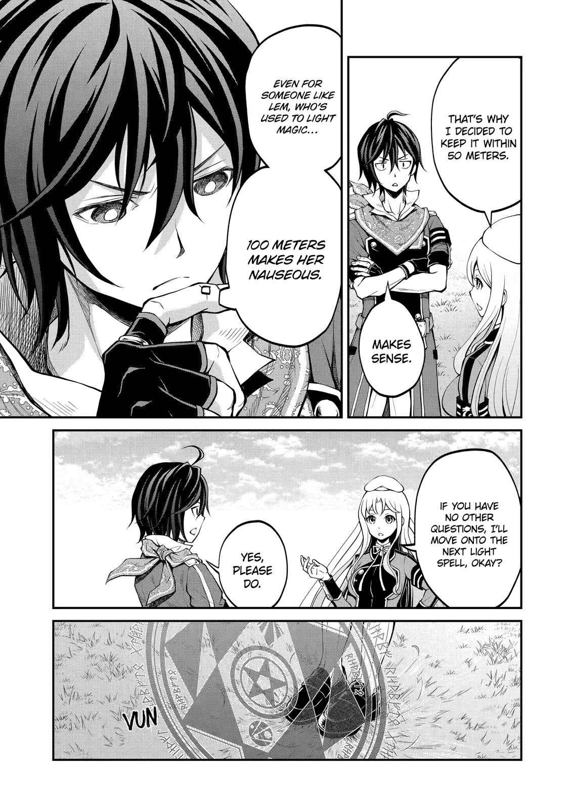 Saisoku Musou no B-kyuu Mahou Tsukai: Ippatsu Utareru Mae ni Senpatsu Uchikaesu! Chapter 11 page 9 - Chapter 11