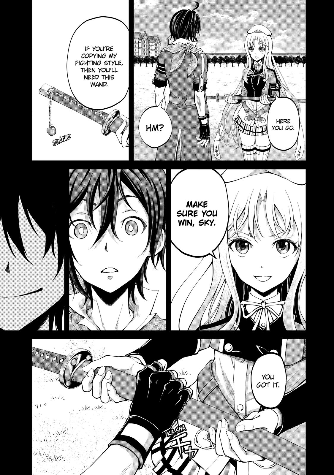 Saisoku Musou no B-kyuu Mahou Tsukai: Ippatsu Utareru Mae ni Senpatsu Uchikaesu! Chapter 12 page 1 - Chapter 12