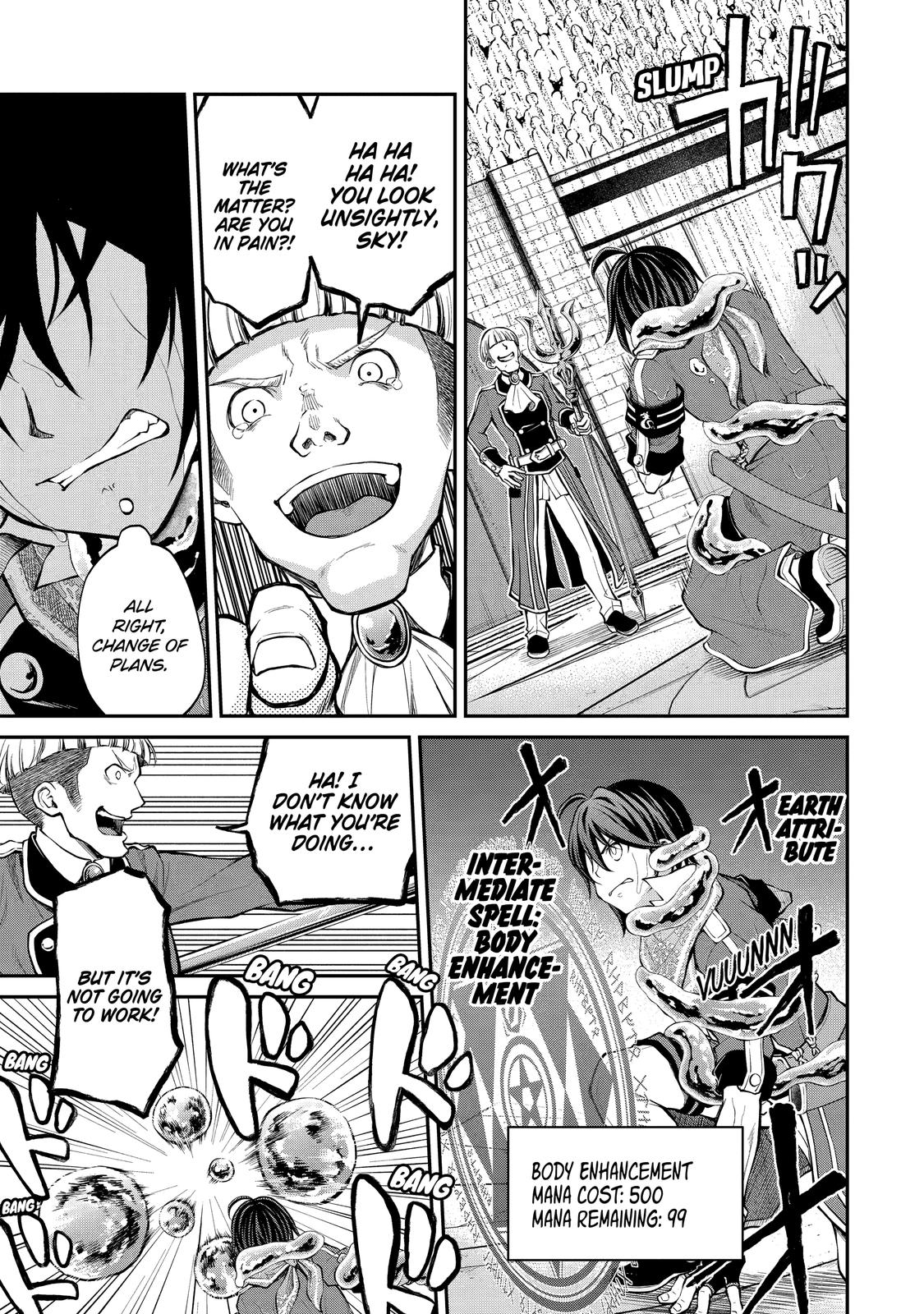 Saisoku Musou no B-kyuu Mahou Tsukai: Ippatsu Utareru Mae ni Senpatsu Uchikaesu! Chapter 12 page 23 - Chapter 12