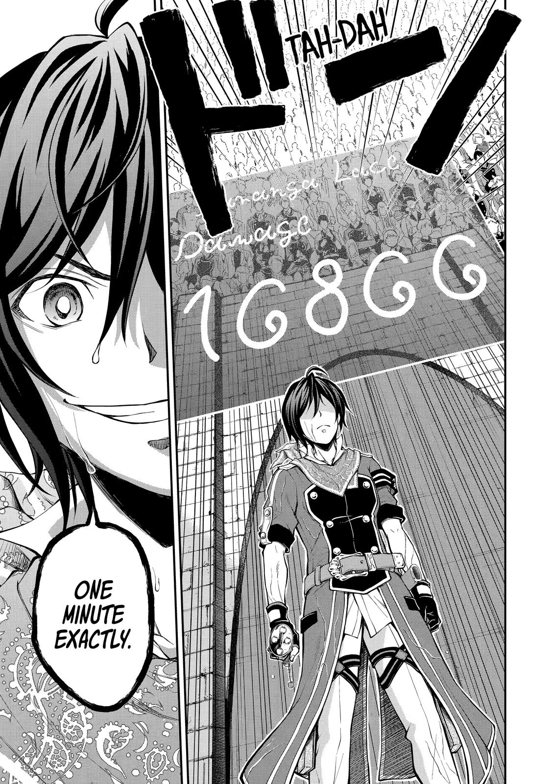 Saisoku Musou no B-kyuu Mahou Tsukai: Ippatsu Utareru Mae ni Senpatsu Uchikaesu! Chapter 12 page 34 - Chapter 12