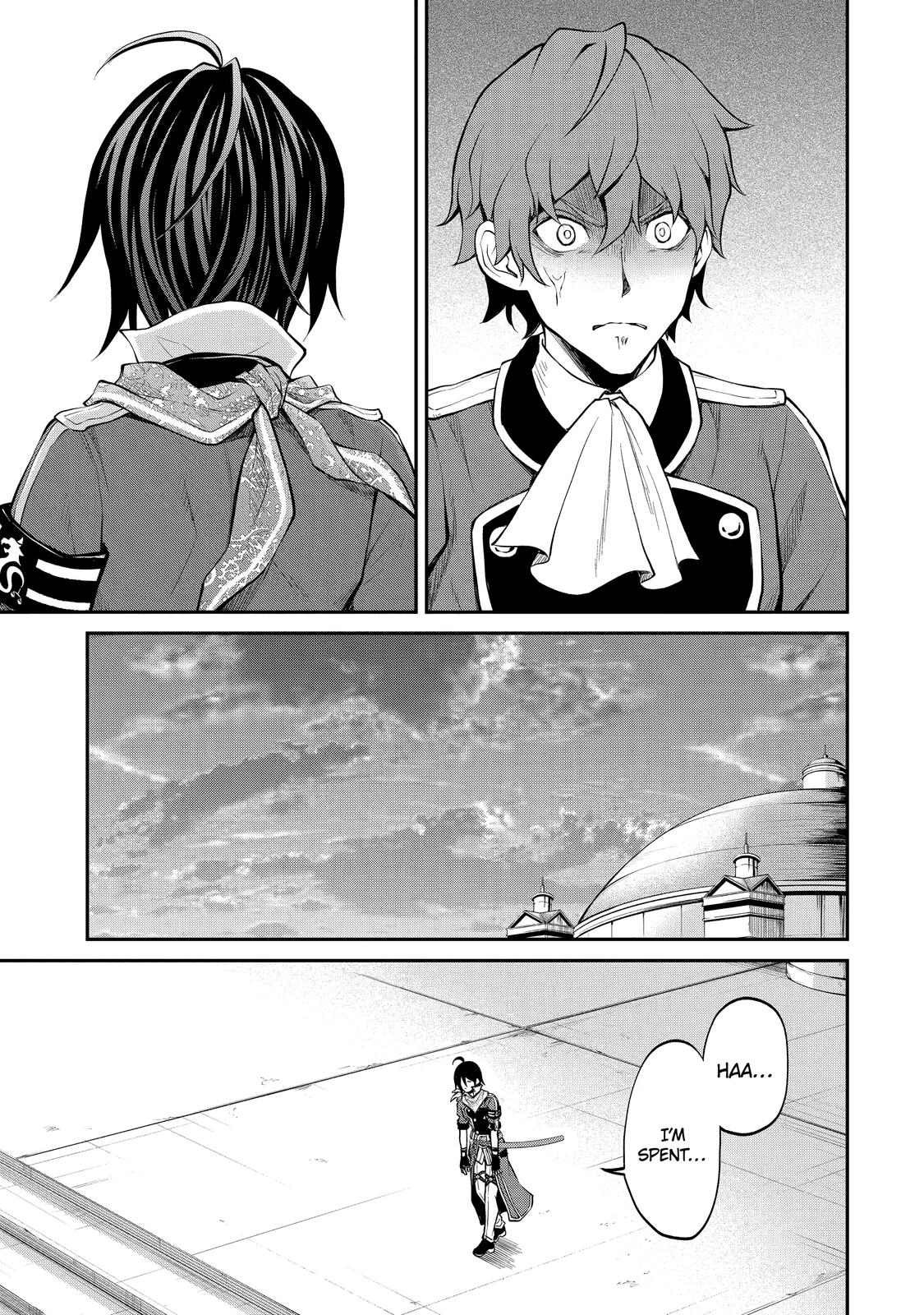 Saisoku Musou no B-kyuu Mahou Tsukai: Ippatsu Utareru Mae ni Senpatsu Uchikaesu! Chapter 12 page 36 - Chapter 12