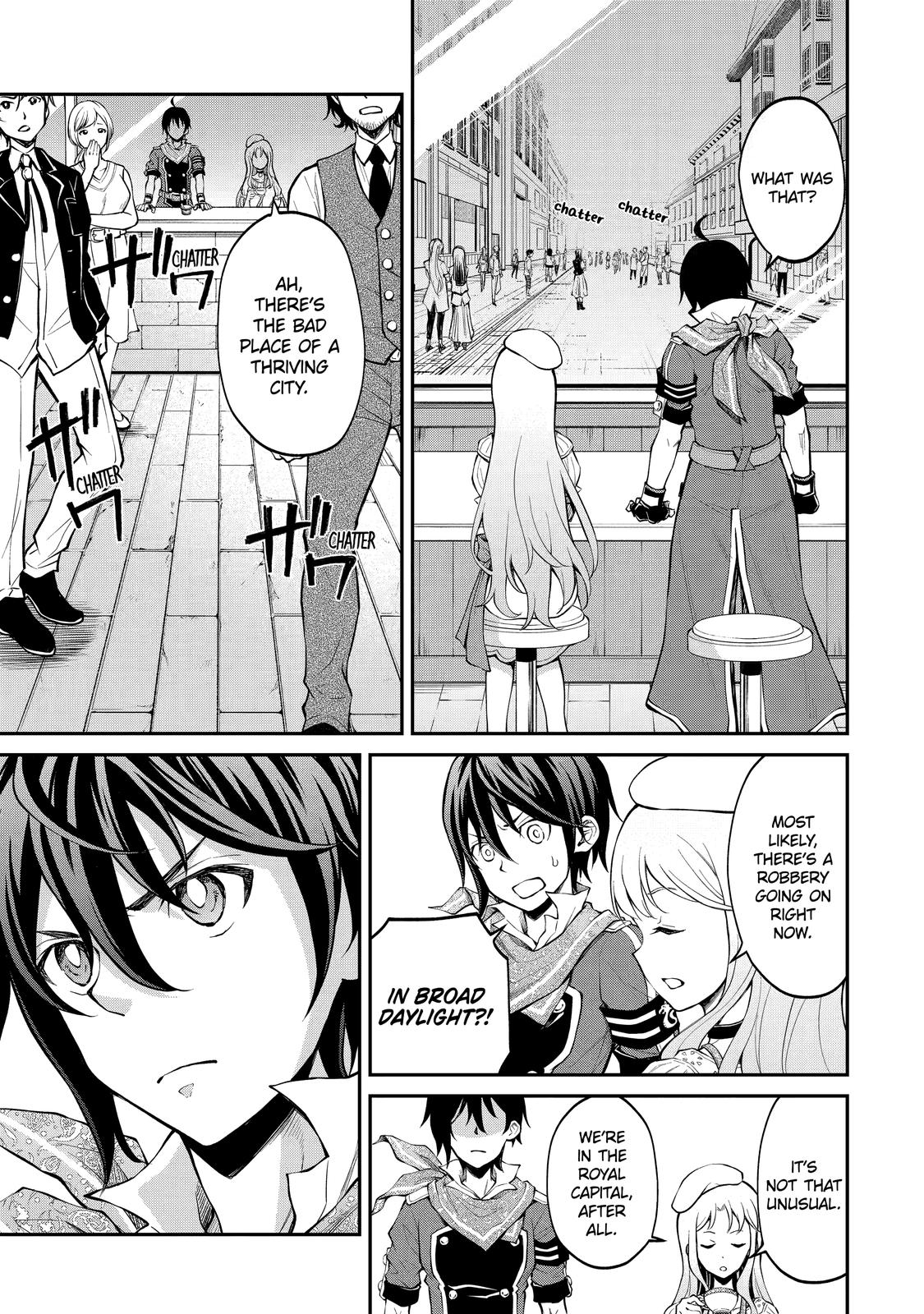 Saisoku Musou no B-kyuu Mahou Tsukai: Ippatsu Utareru Mae ni Senpatsu Uchikaesu! Chapter 13 page 17 - Chapter 13