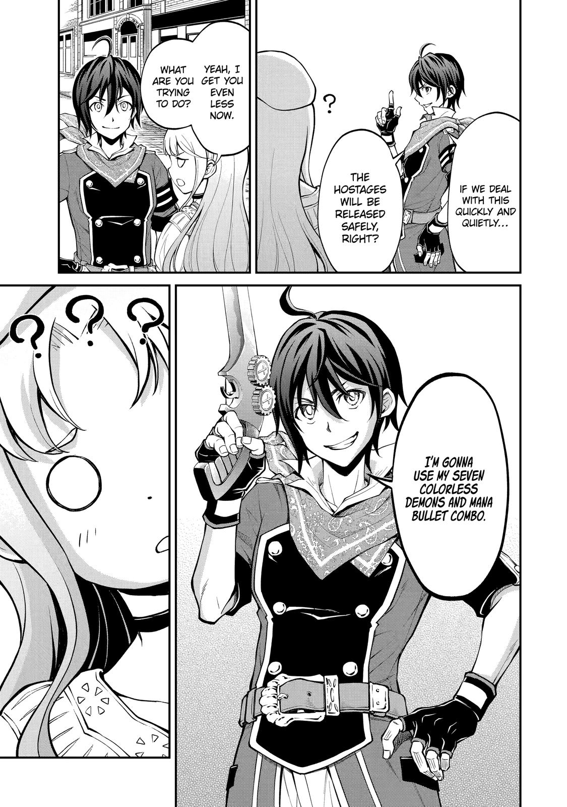 Saisoku Musou no B-kyuu Mahou Tsukai: Ippatsu Utareru Mae ni Senpatsu Uchikaesu! Chapter 13 page 23 - Chapter 13