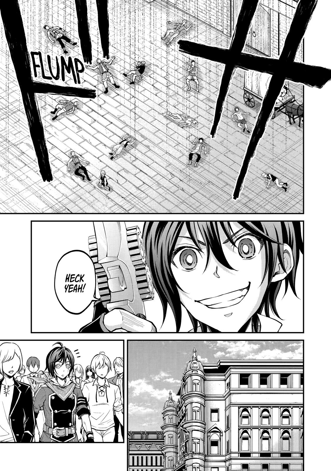 Saisoku Musou no B-kyuu Mahou Tsukai: Ippatsu Utareru Mae ni Senpatsu Uchikaesu! Chapter 13 page 33 - Chapter 13