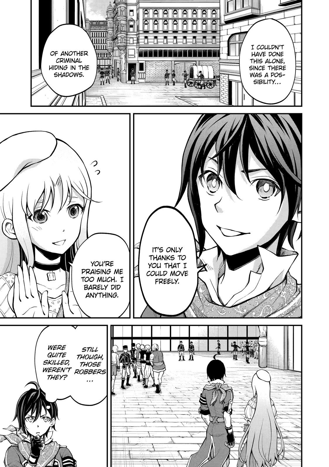Saisoku Musou no B-kyuu Mahou Tsukai: Ippatsu Utareru Mae ni Senpatsu Uchikaesu! Chapter 13 page 35 - Chapter 13