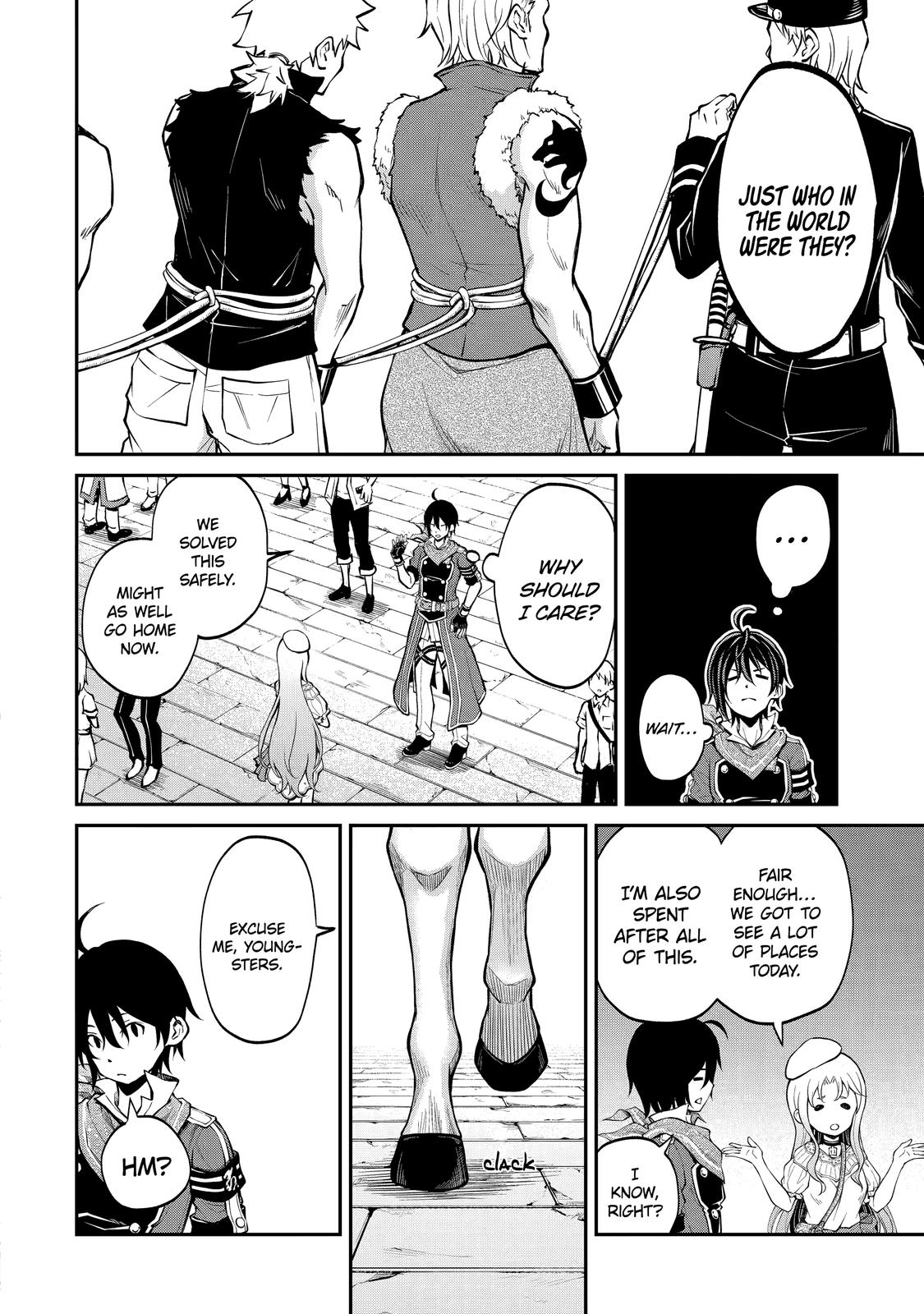 Saisoku Musou no B-kyuu Mahou Tsukai: Ippatsu Utareru Mae ni Senpatsu Uchikaesu! Chapter 13 page 36 - Chapter 13
