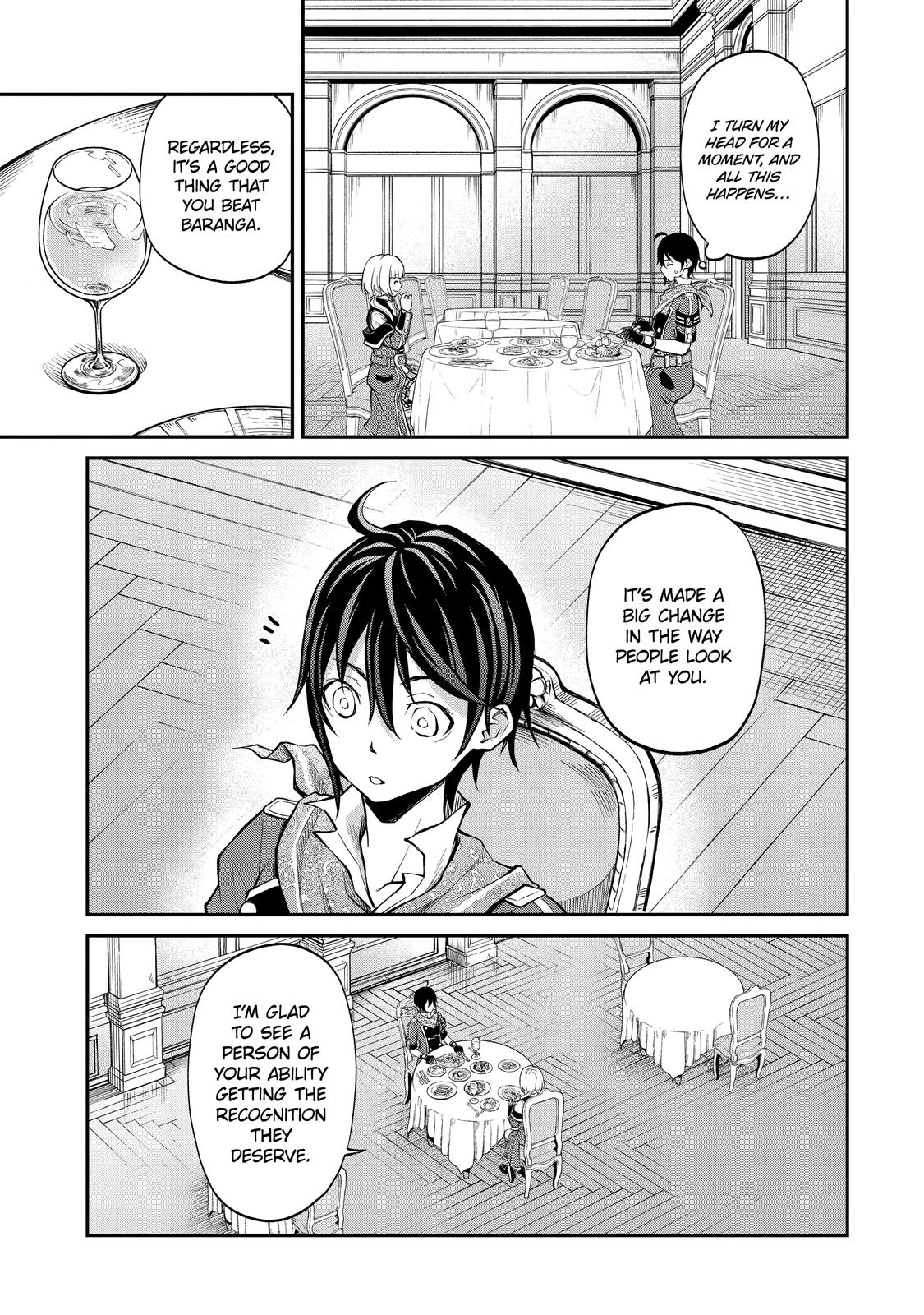 Saisoku Musou no B-kyuu Mahou Tsukai: Ippatsu Utareru Mae ni Senpatsu Uchikaesu! Chapter 14 page 17 - Chapter 14