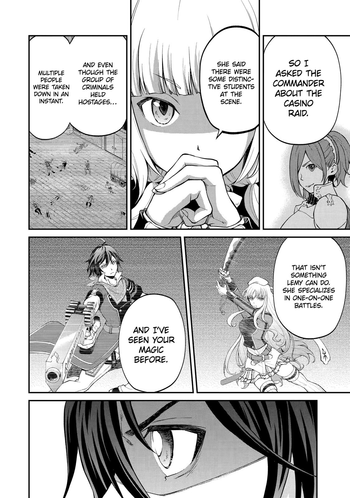 Saisoku Musou no B-kyuu Mahou Tsukai: Ippatsu Utareru Mae ni Senpatsu Uchikaesu! Chapter 14 page 22 - Chapter 14