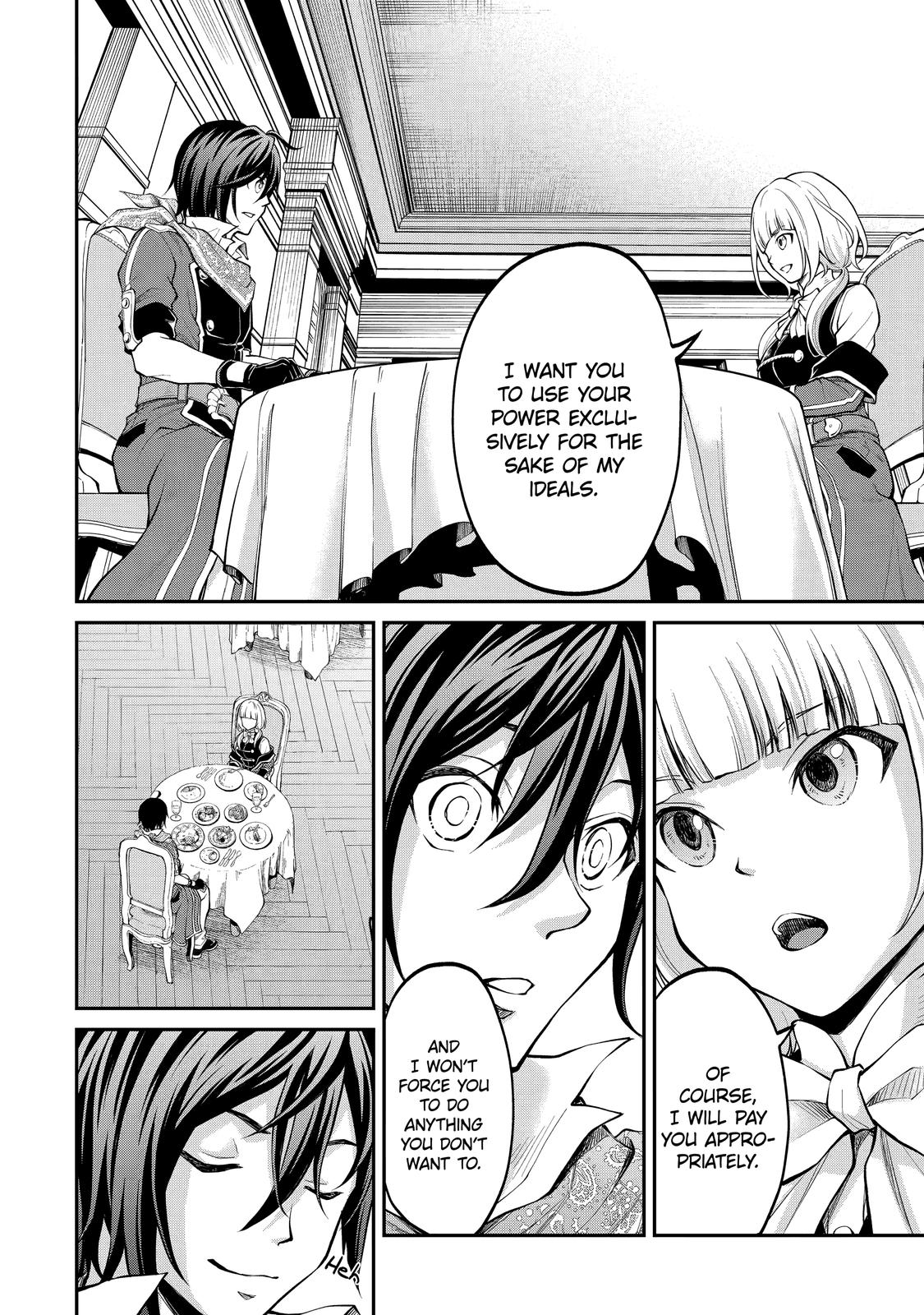 Saisoku Musou no B-kyuu Mahou Tsukai: Ippatsu Utareru Mae ni Senpatsu Uchikaesu! Chapter 14 page 28 - Chapter 14