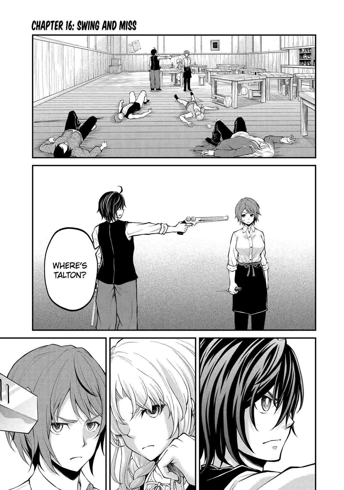 Saisoku Musou no B-kyuu Mahou Tsukai: Ippatsu Utareru Mae ni Senpatsu Uchikaesu! Chapter 16 page 1 - Chapter 16