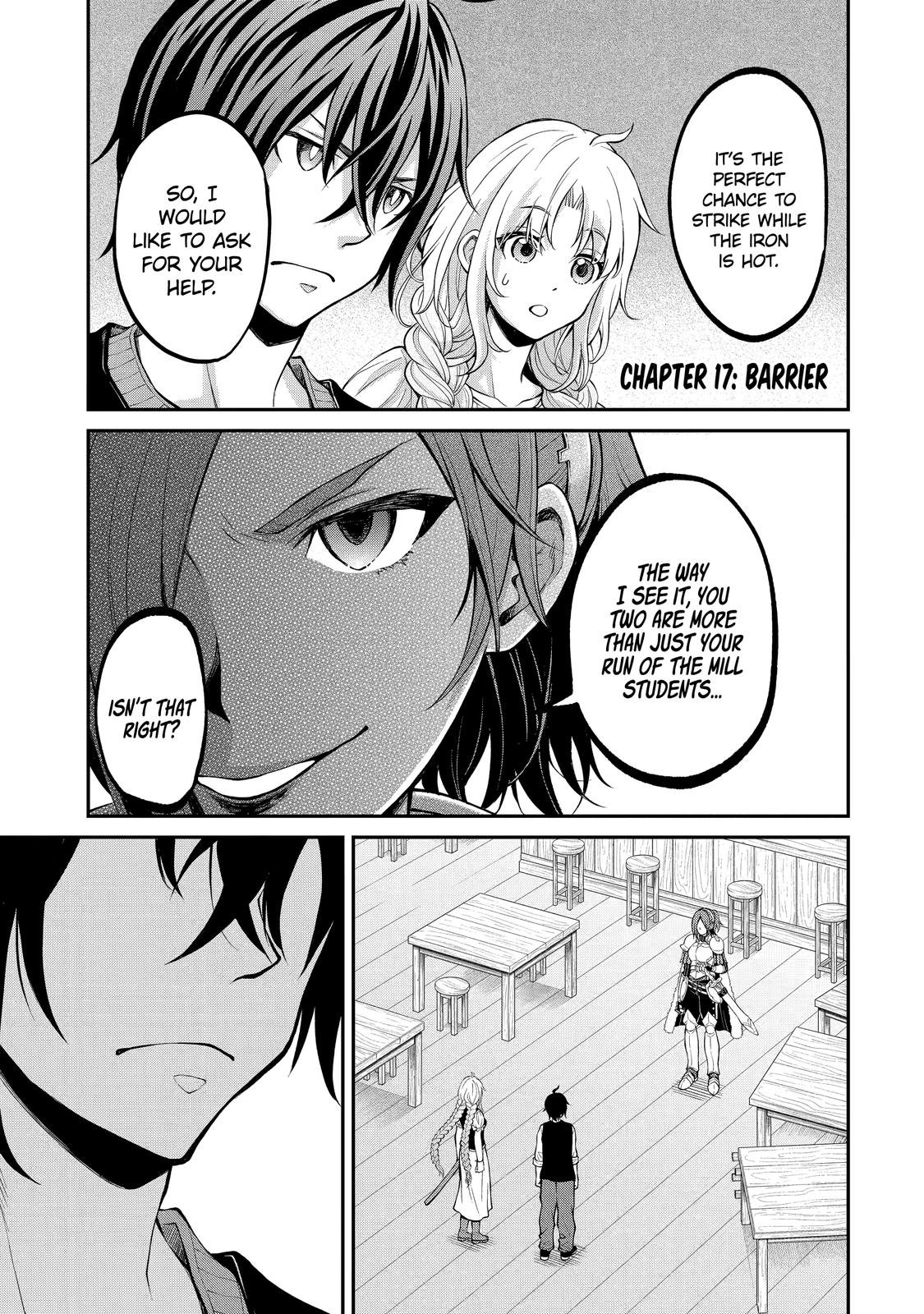 Saisoku Musou no B-kyuu Mahou Tsukai: Ippatsu Utareru Mae ni Senpatsu Uchikaesu! Chapter 17 page 1 - Chapter 17