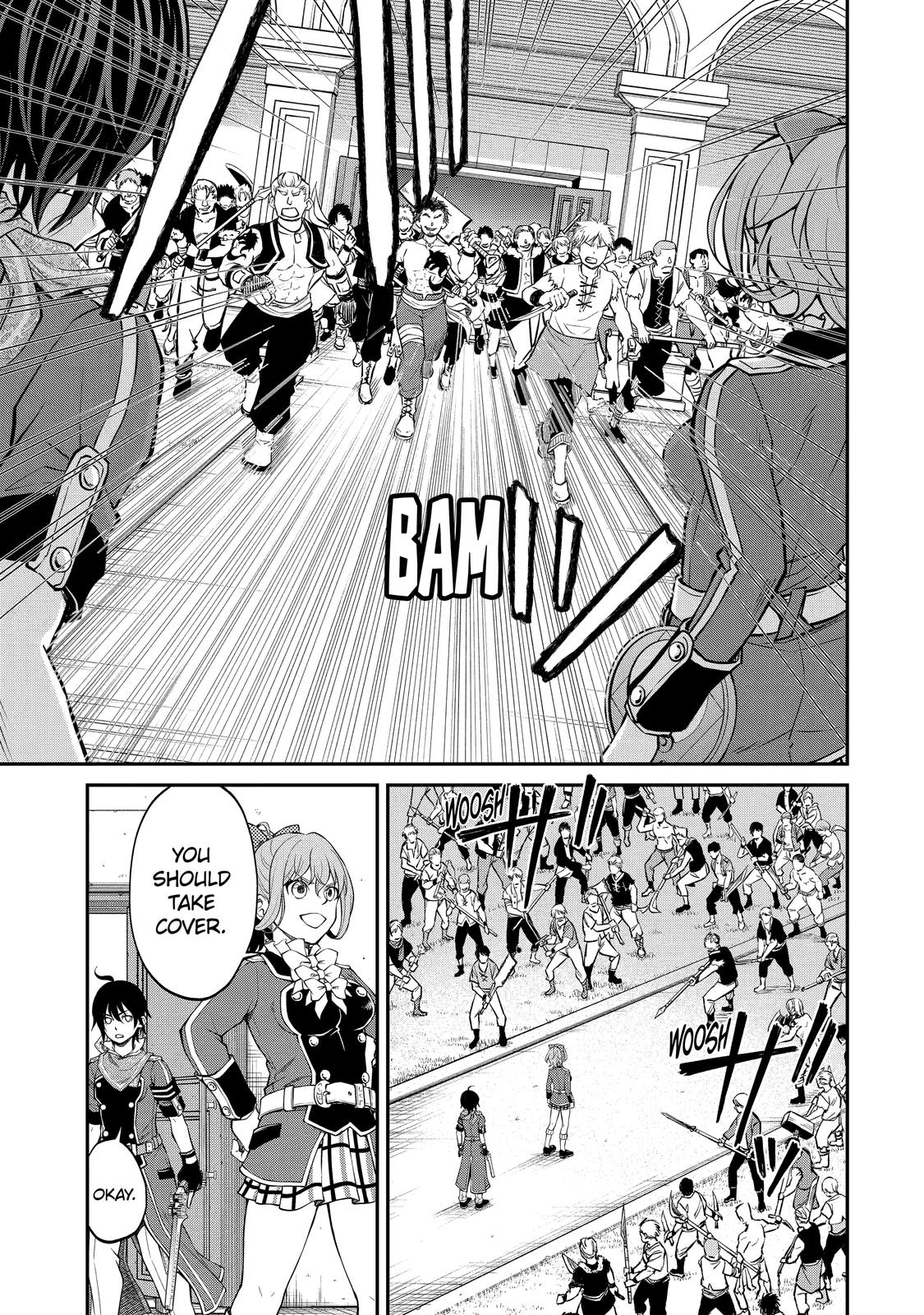 Saisoku Musou no B-kyuu Mahou Tsukai: Ippatsu Utareru Mae ni Senpatsu Uchikaesu! Chapter 19 page 11 - Chapter 19