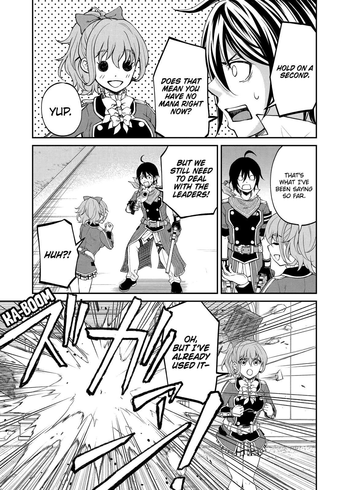 Saisoku Musou no B-kyuu Mahou Tsukai: Ippatsu Utareru Mae ni Senpatsu Uchikaesu! Chapter 19 page 28 - Chapter 19