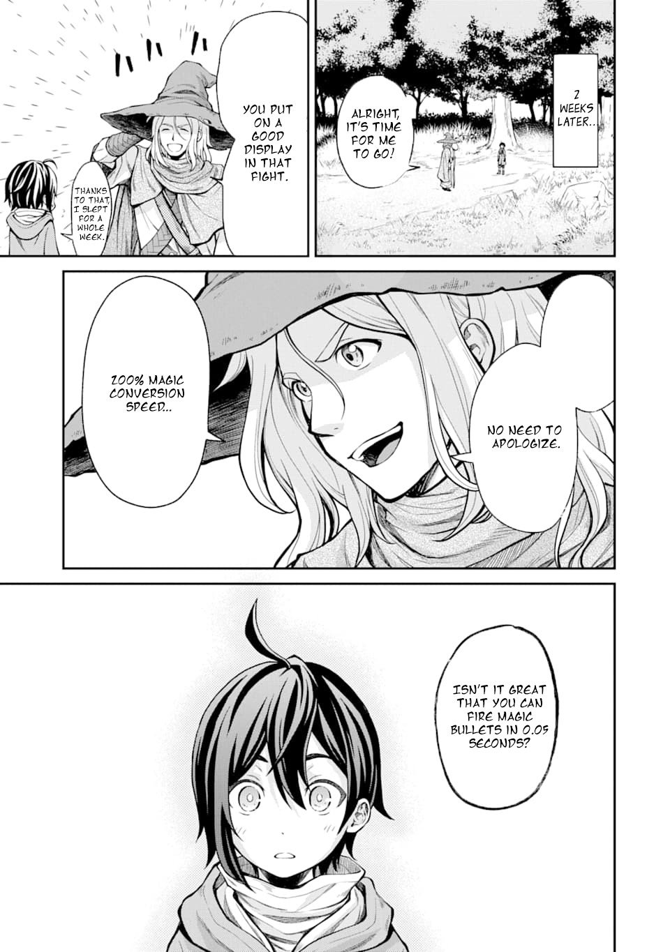 Saisoku Musou no B-kyuu Mahou Tsukai: Ippatsu Utareru Mae ni Senpatsu Uchikaesu! Chapter 2 page 37 - Chapter 2