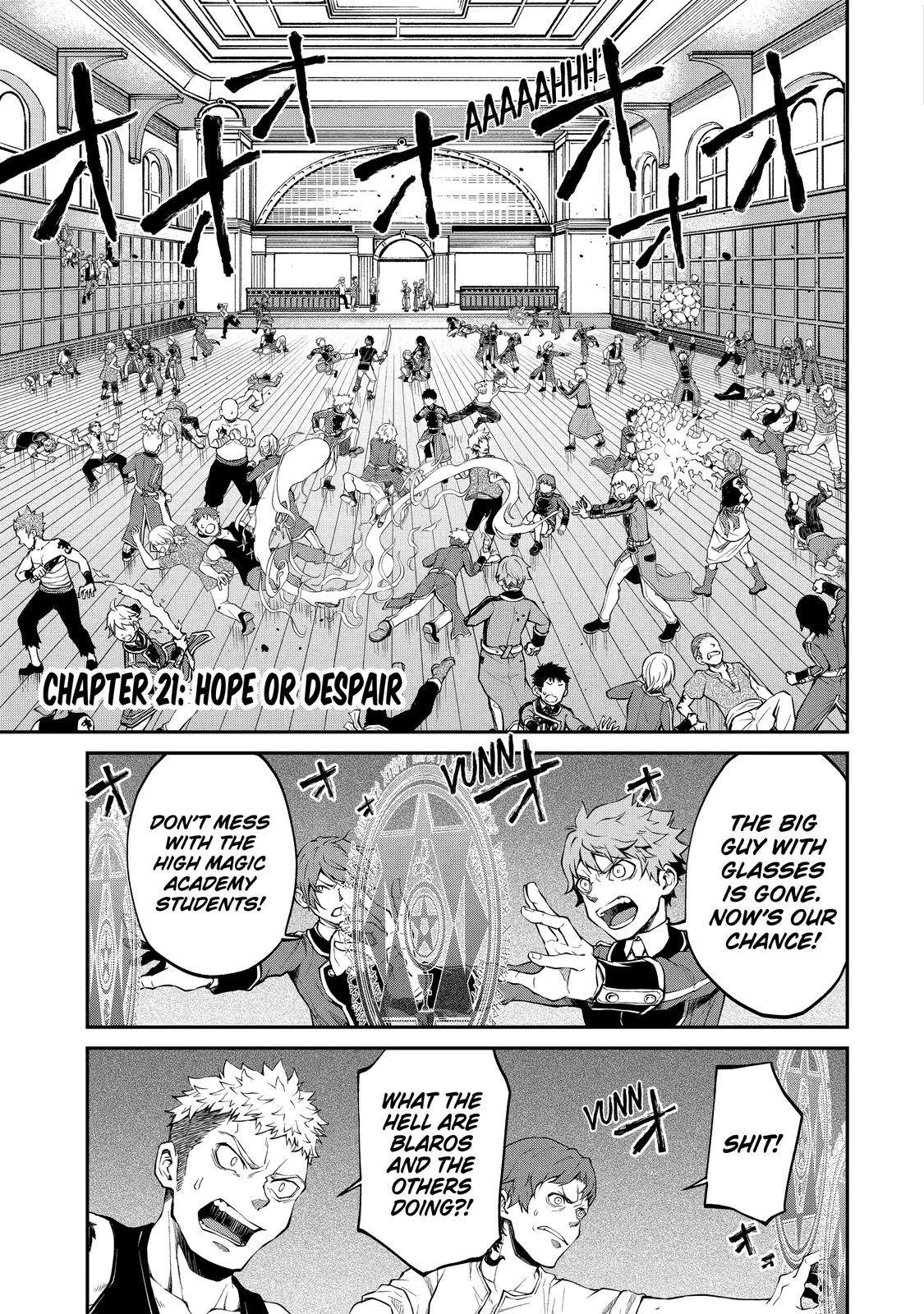 Saisoku Musou no B-kyuu Mahou Tsukai: Ippatsu Utareru Mae ni Senpatsu Uchikaesu! Chapter 21 page 1 - Chapter 21