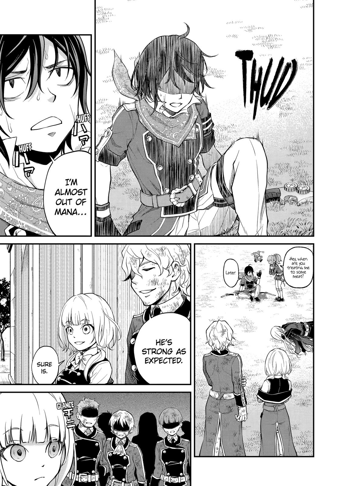 Saisoku Musou no B-kyuu Mahou Tsukai: Ippatsu Utareru Mae ni Senpatsu Uchikaesu! Chapter 21 page 29 - Chapter 21