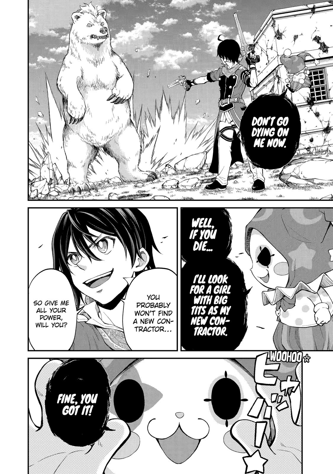 Saisoku Musou no B-kyuu Mahou Tsukai: Ippatsu Utareru Mae ni Senpatsu Uchikaesu! Chapter 23 page 14 - Chapter 23