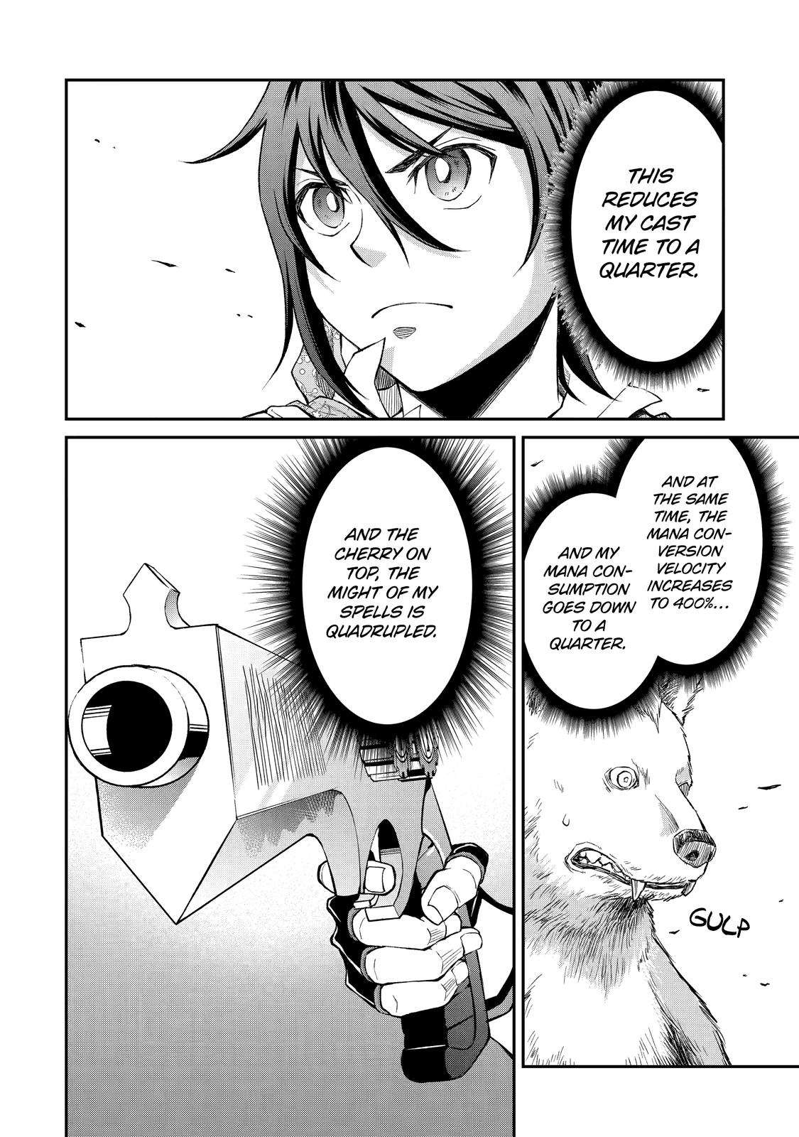 Saisoku Musou no B-kyuu Mahou Tsukai: Ippatsu Utareru Mae ni Senpatsu Uchikaesu! Chapter 23 page 17 - Chapter 23