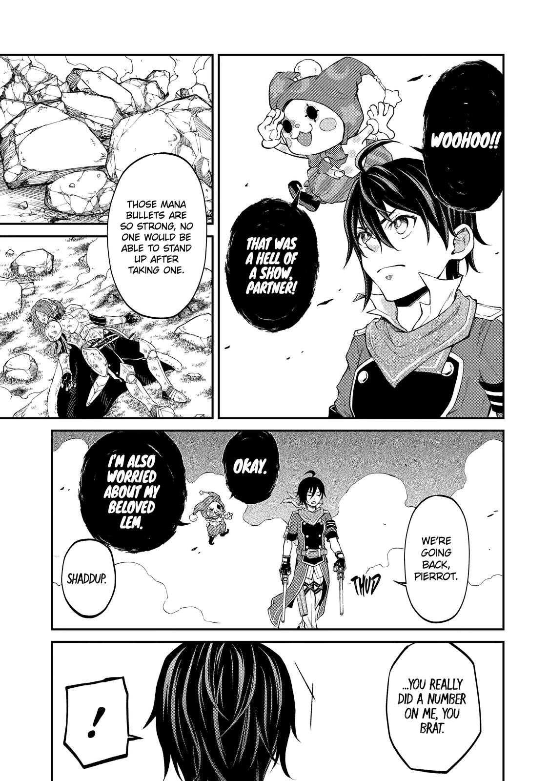 Saisoku Musou no B-kyuu Mahou Tsukai: Ippatsu Utareru Mae ni Senpatsu Uchikaesu! Chapter 23 page 31 - Chapter 23
