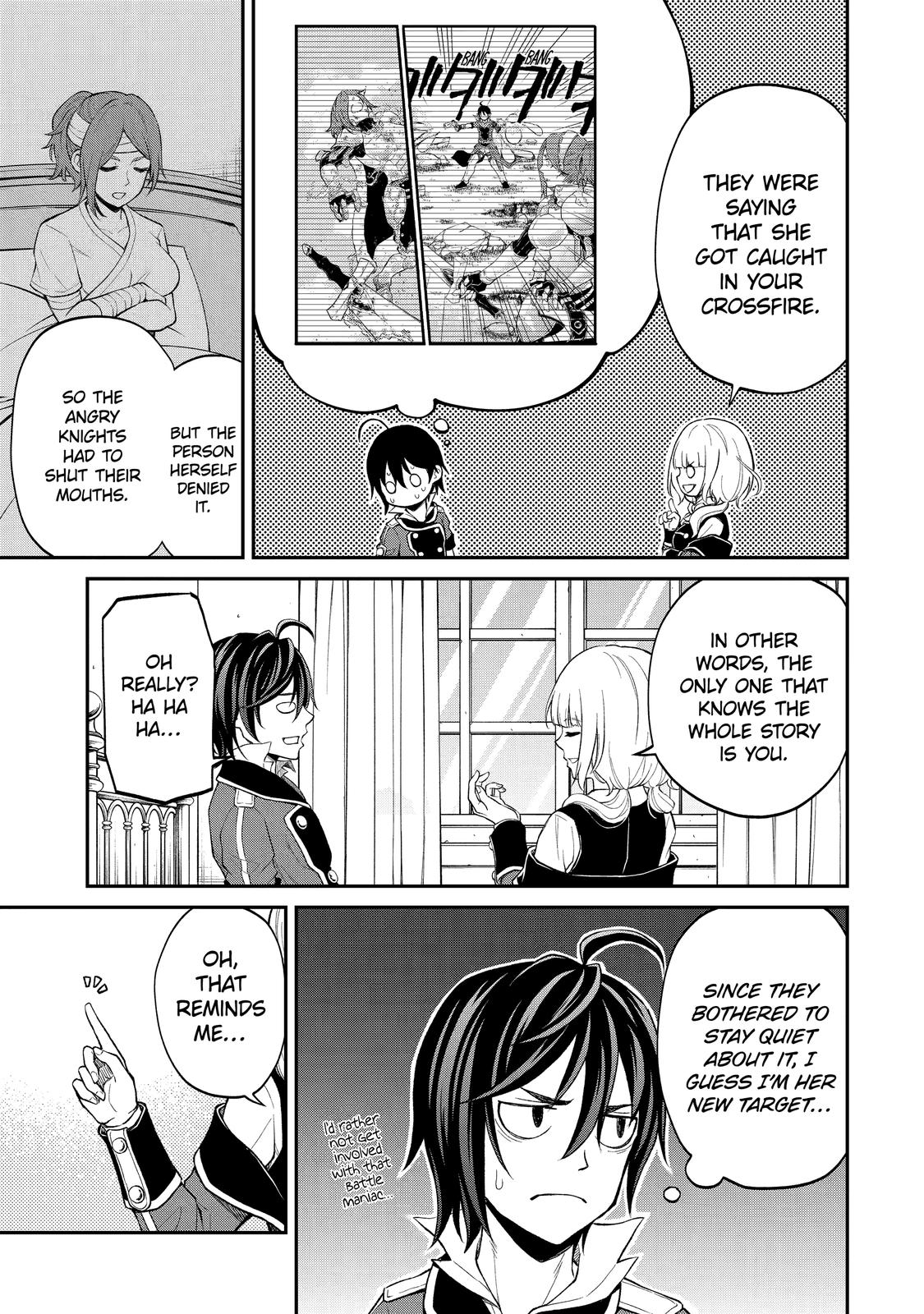 Saisoku Musou no B-kyuu Mahou Tsukai: Ippatsu Utareru Mae ni Senpatsu Uchikaesu! Chapter 25 page 21 - Chapter 25