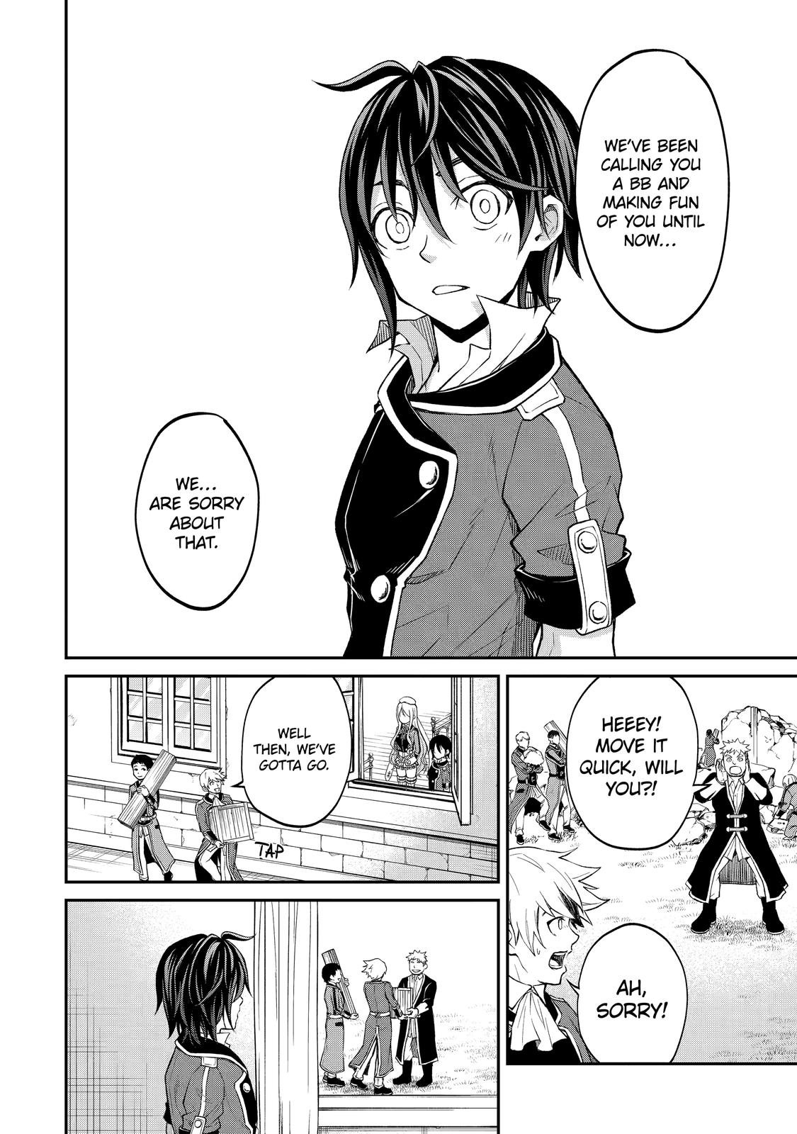 Saisoku Musou no B-kyuu Mahou Tsukai: Ippatsu Utareru Mae ni Senpatsu Uchikaesu! Chapter 25 page 28 - Chapter 25