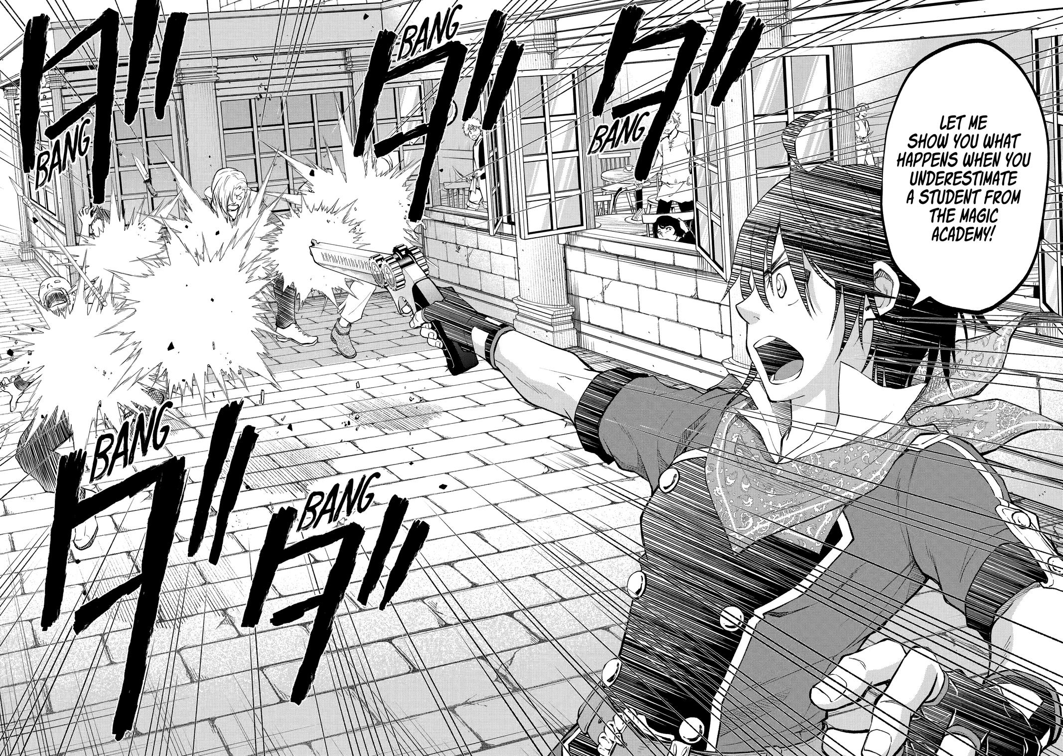 Saisoku Musou no B-kyuu Mahou Tsukai: Ippatsu Utareru Mae ni Senpatsu Uchikaesu! Chapter 26 page 28 - Chapter 26 [END]