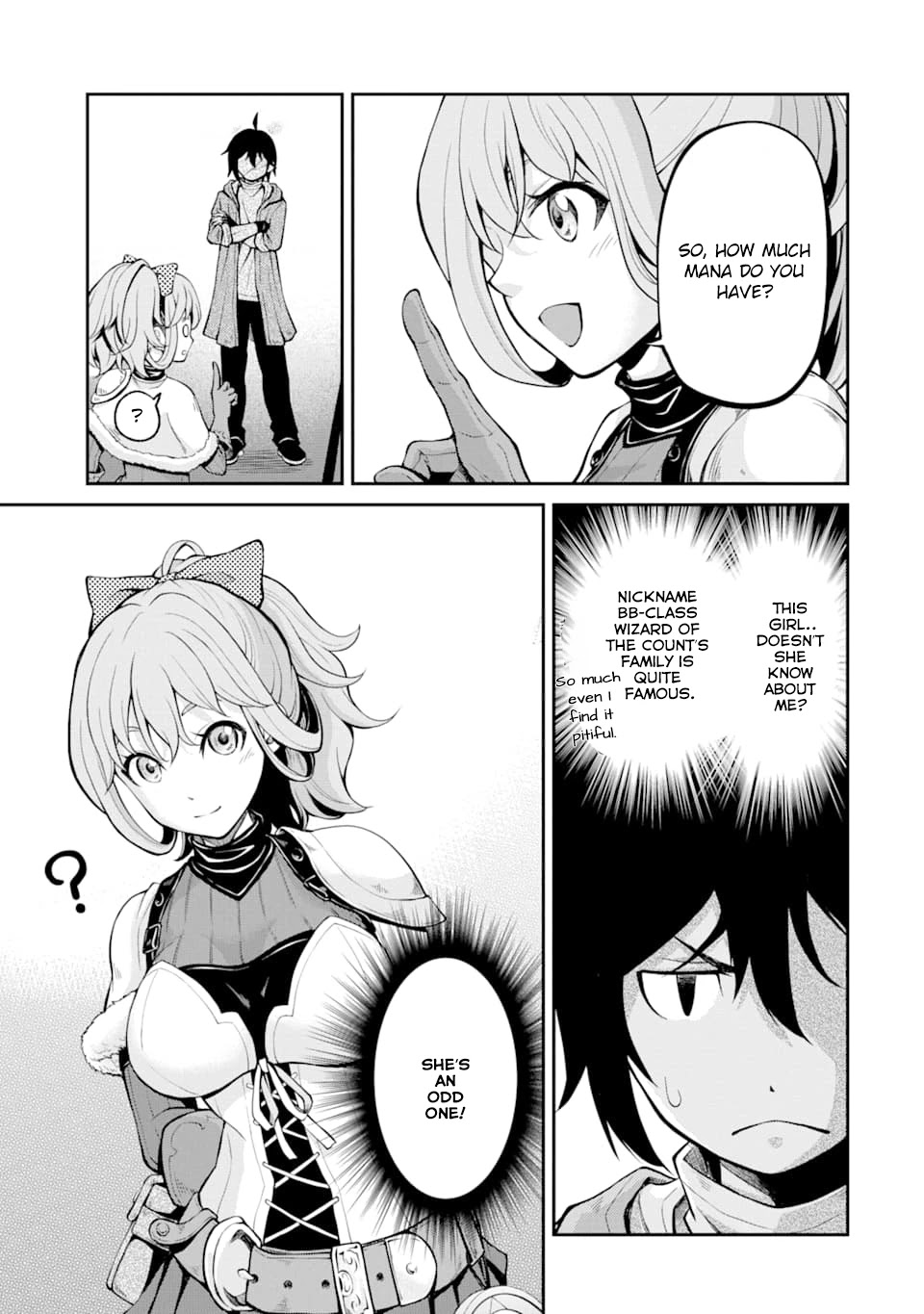 Saisoku Musou no B-kyuu Mahou Tsukai: Ippatsu Utareru Mae ni Senpatsu Uchikaesu! Chapter 3 page 14 - Chapter 3