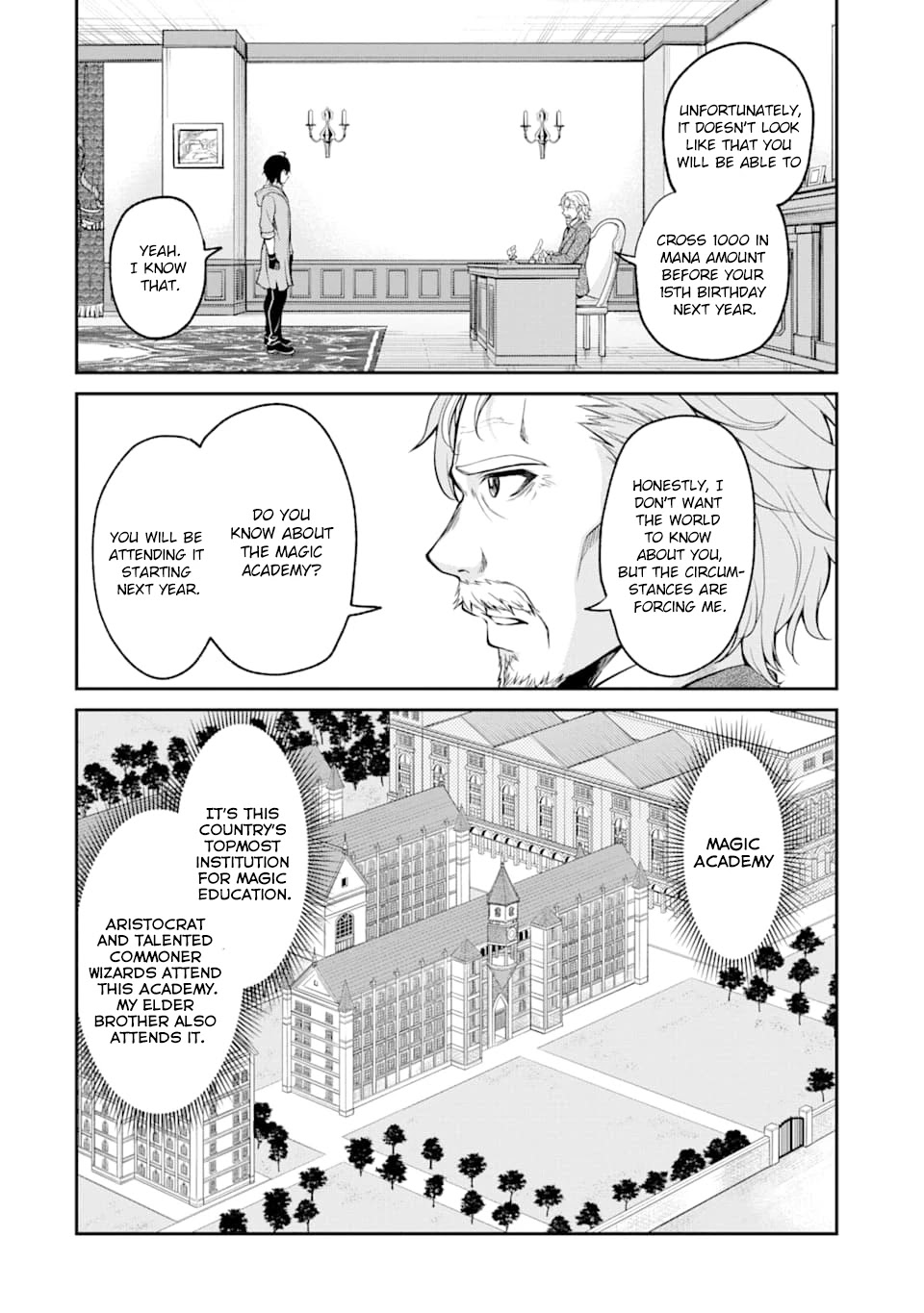 Saisoku Musou no B-kyuu Mahou Tsukai: Ippatsu Utareru Mae ni Senpatsu Uchikaesu! Chapter 3 page 3 - Chapter 3